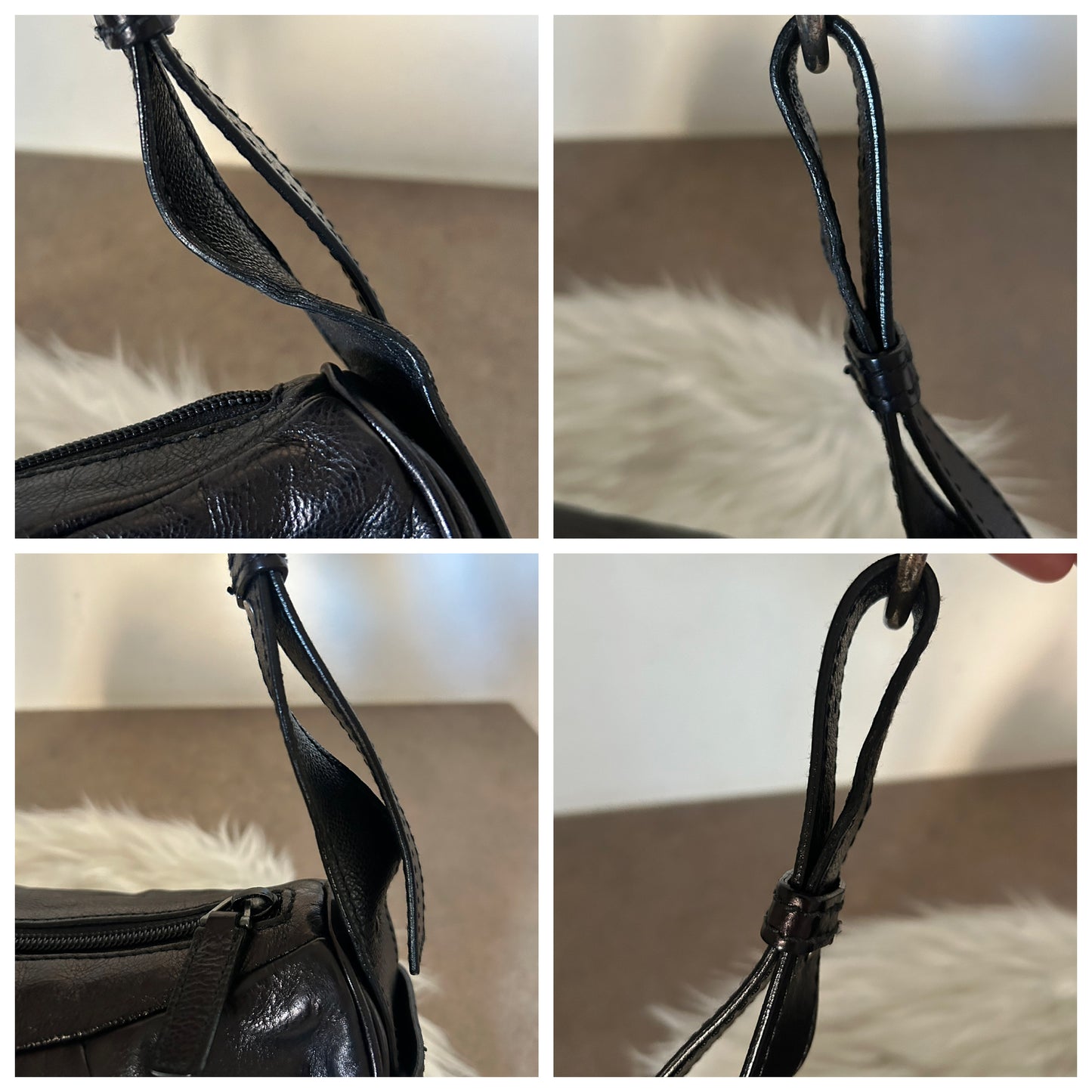 Yves Saint Laurent Mombasa in pelle nera