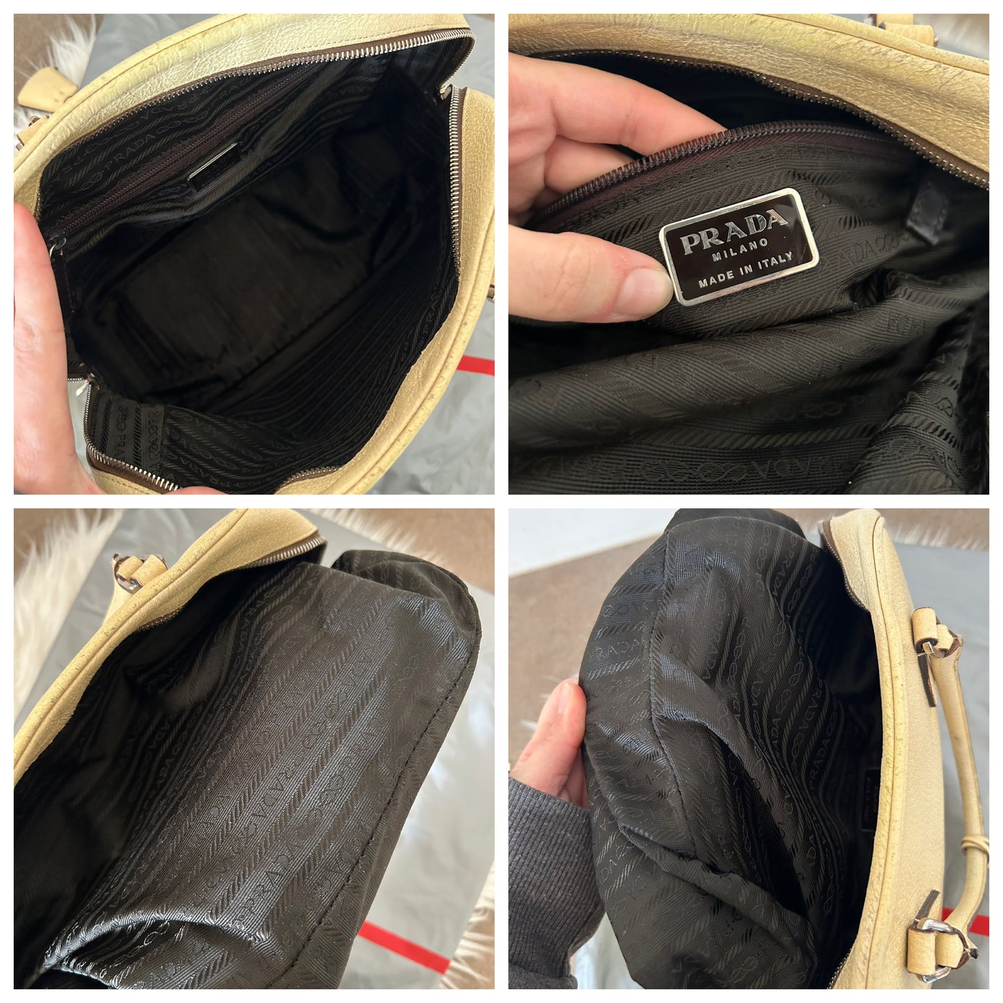 Prada Work crema vintage