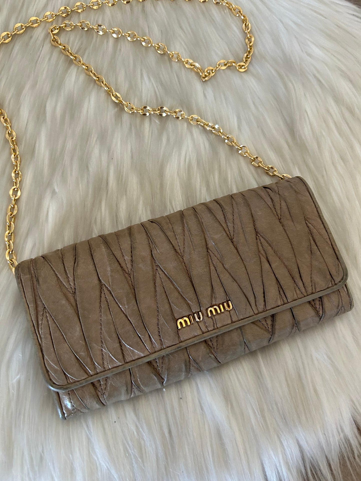 Miu Miu Woc in pelle