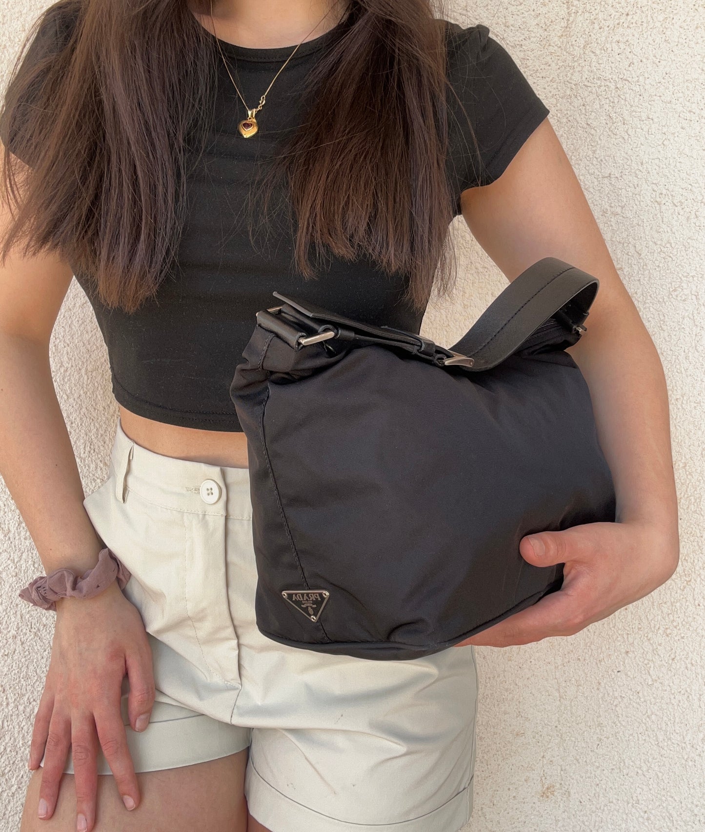 Prada baguette nera