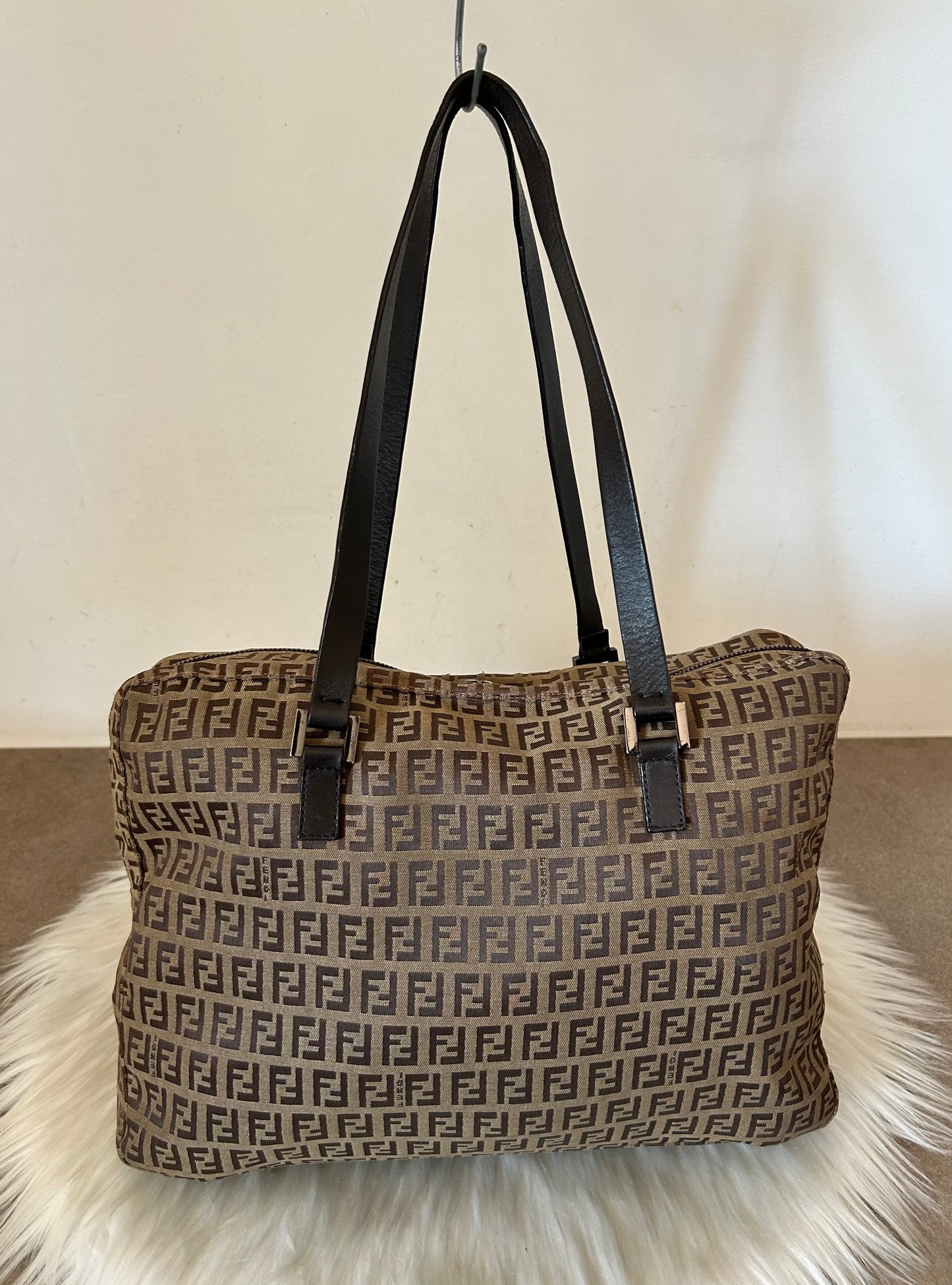 Fendi tote monogram zucchino