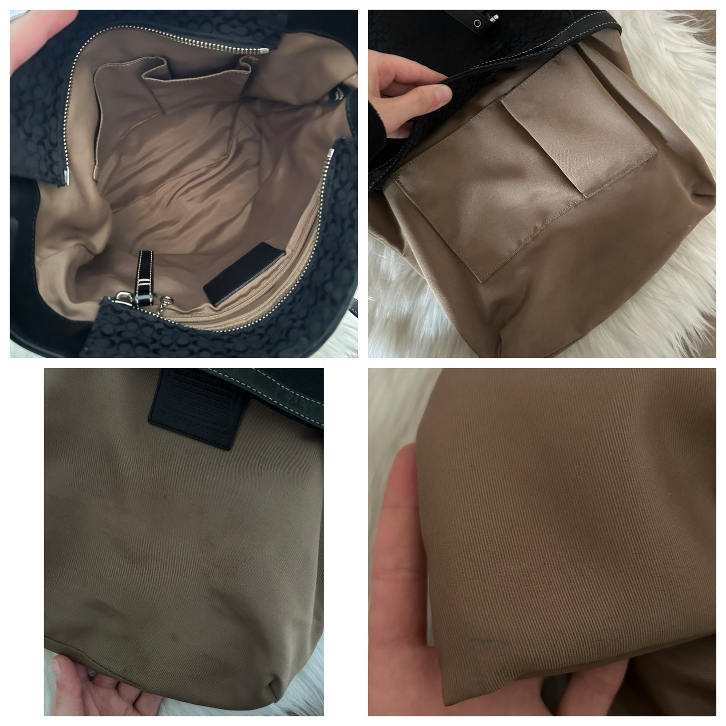 Coach tote bag in monogram
