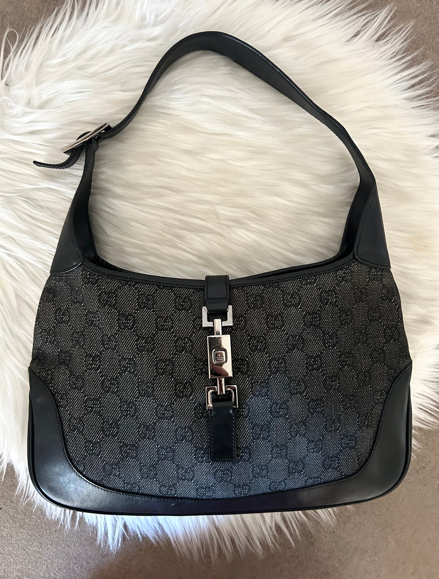 Gucci Jackie vintage medium in denim