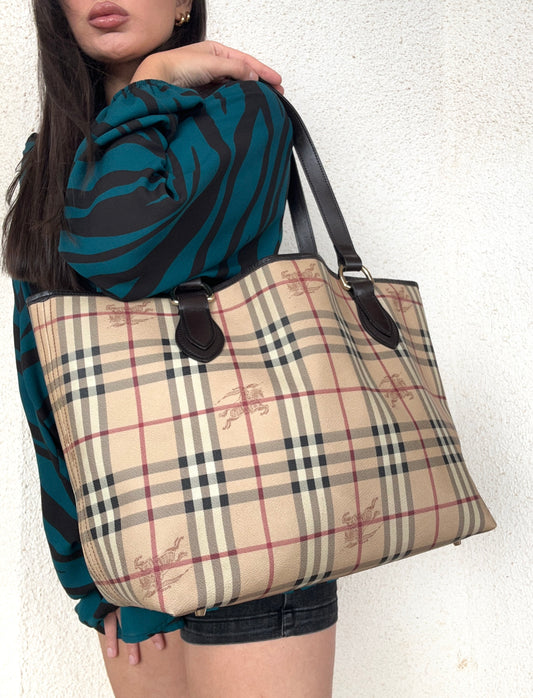 Burberry Check tote bag