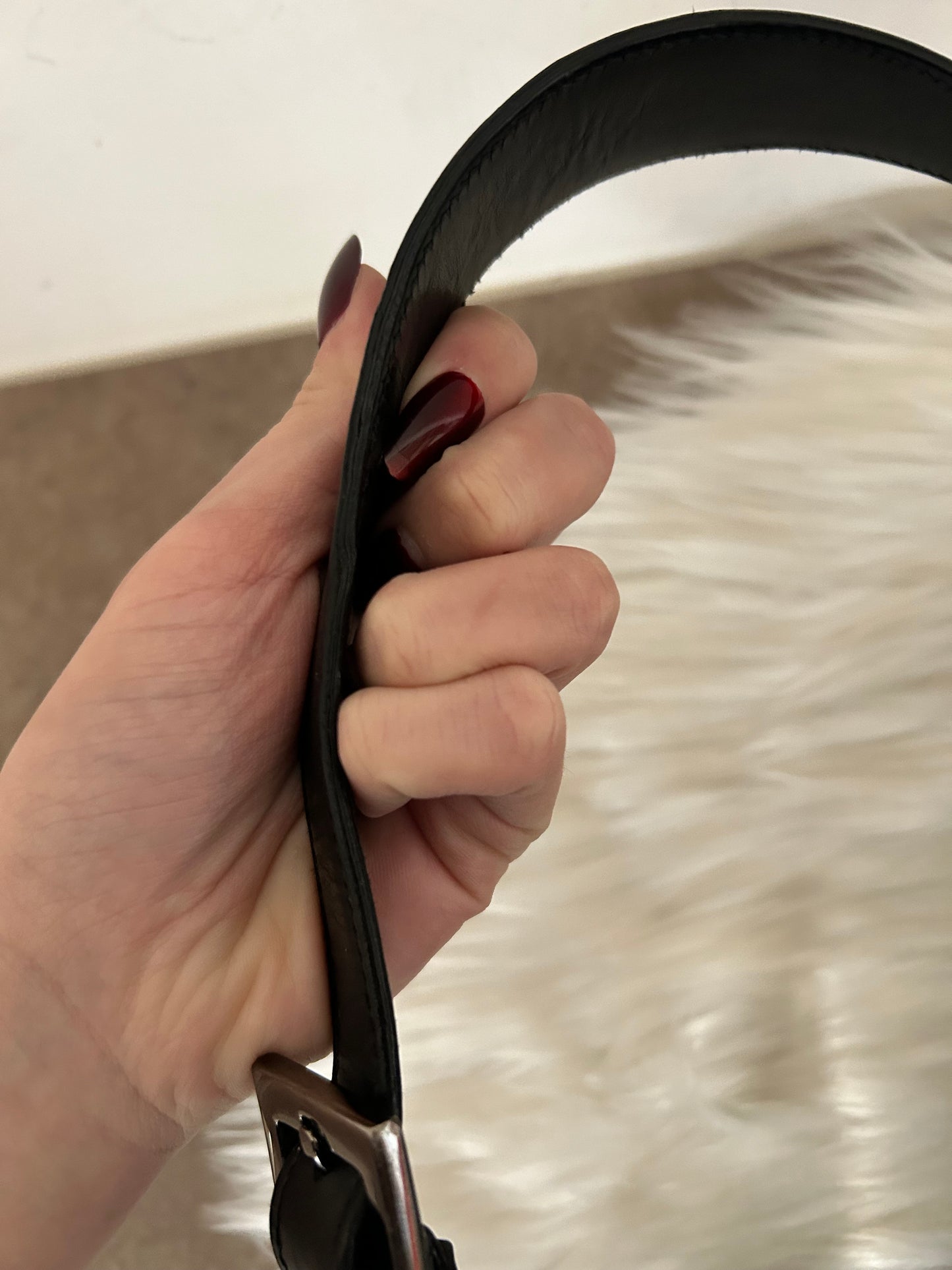 Gucci Jackie vintage taglia media in monogram nera