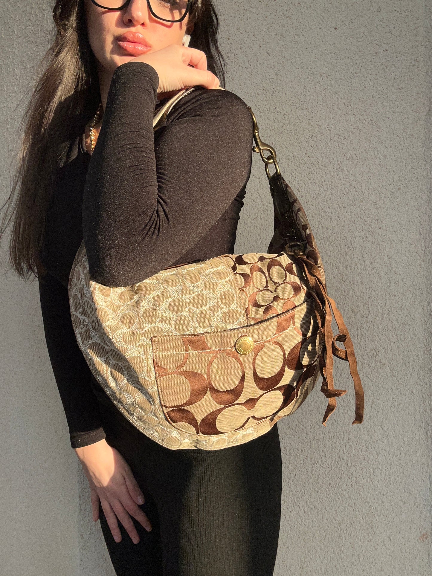 Coach Hobo vintage in monogram