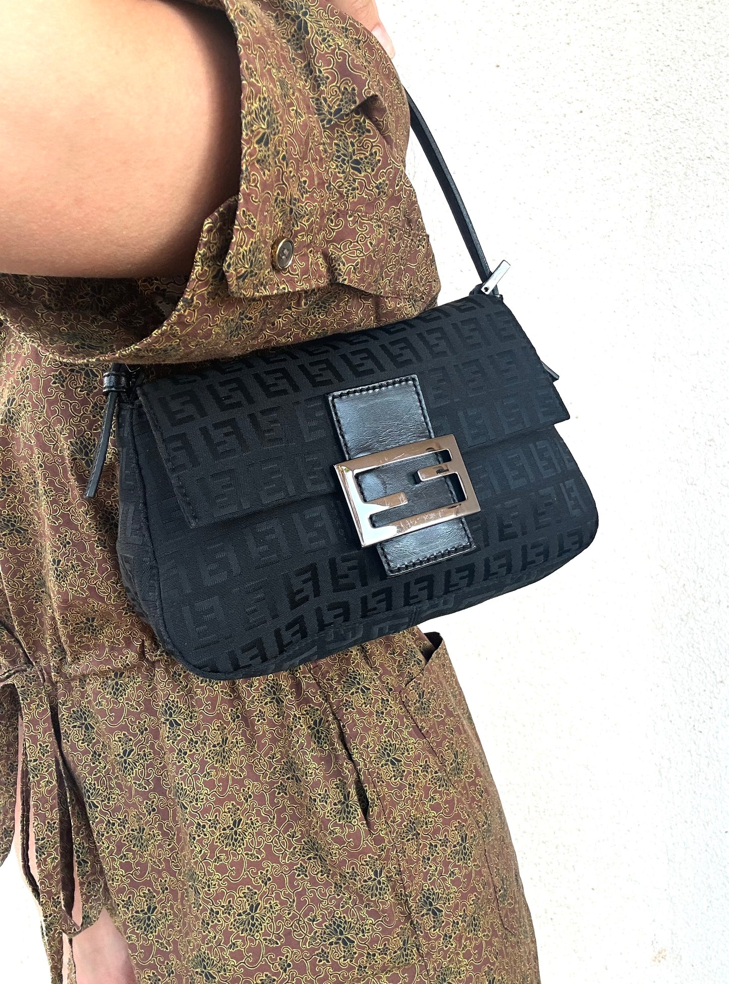 Fendi Baguette mini zucchino vintage