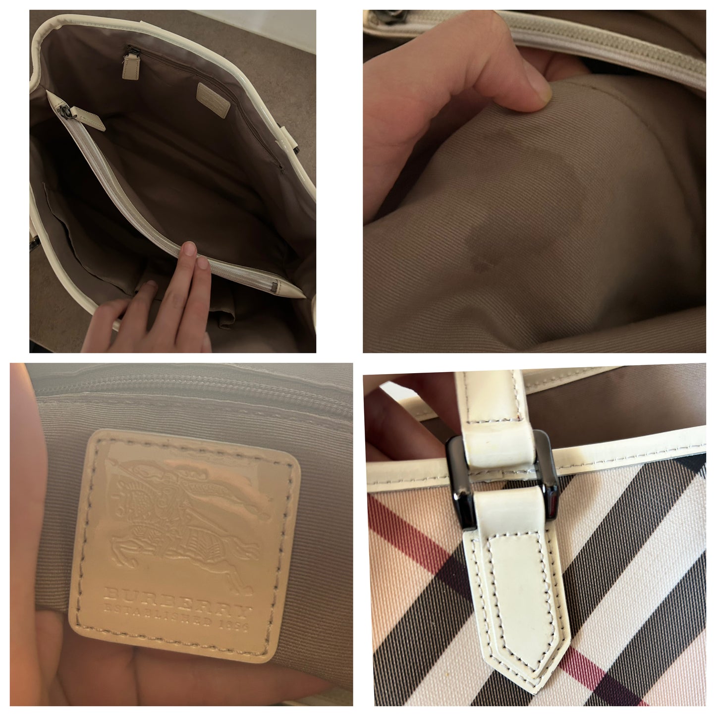 Burberry tote bag