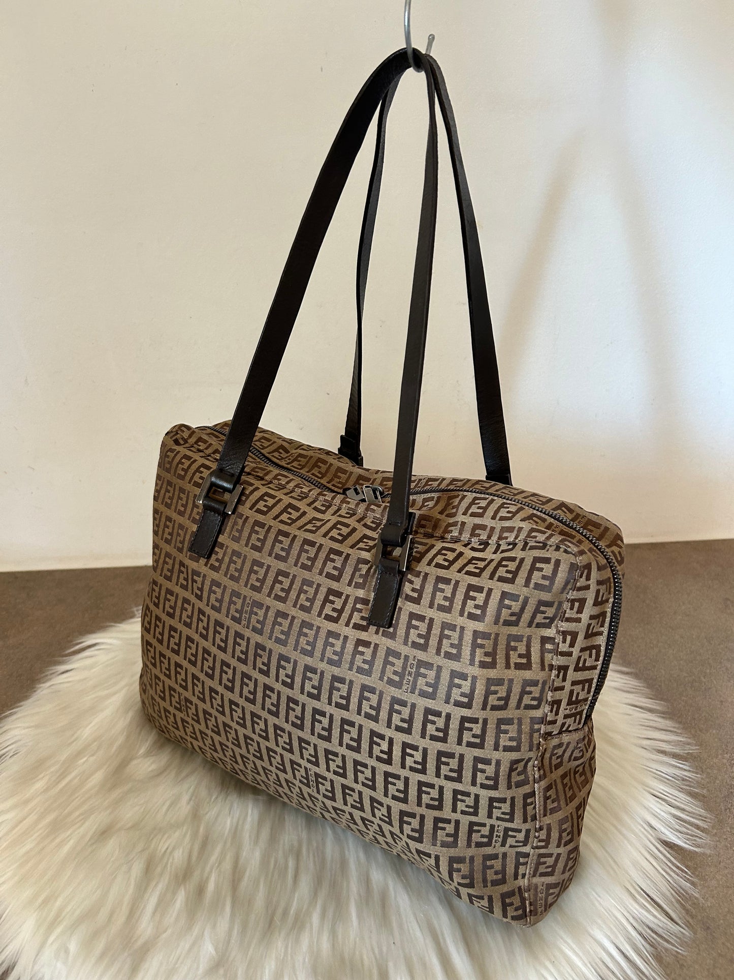 Fendi tote monogram zucchino