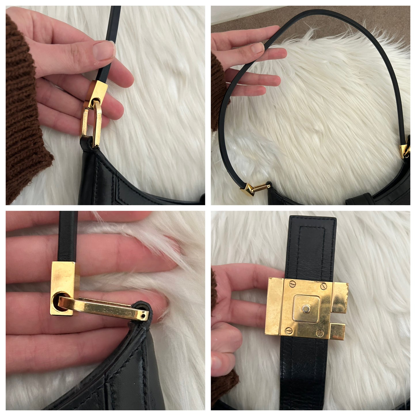 Gucci Jackie in tela e pelle vintage