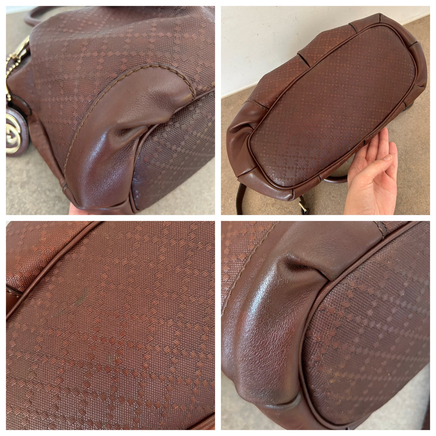 Gucci tote Diamond con tracolla