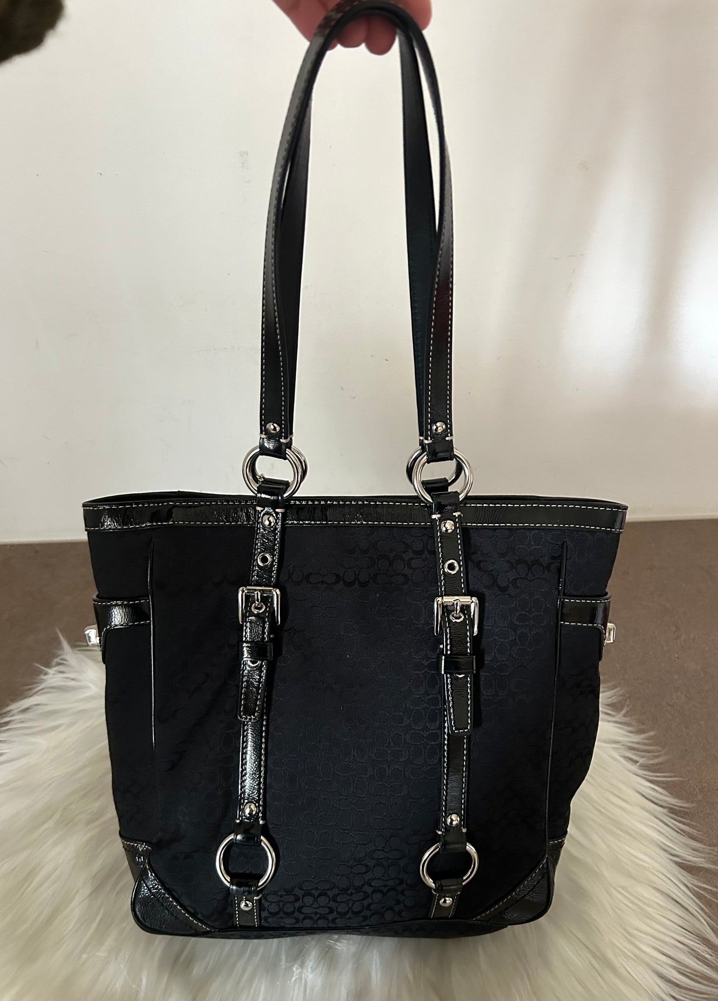 Coach tote bag in monogram