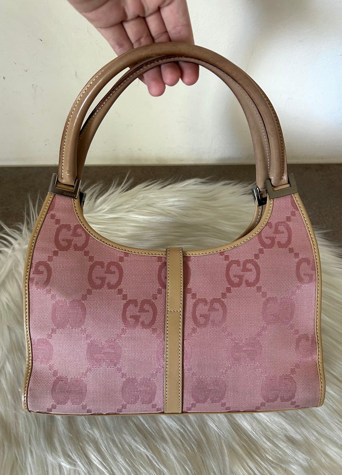 Gucci Jackie rosa monogram