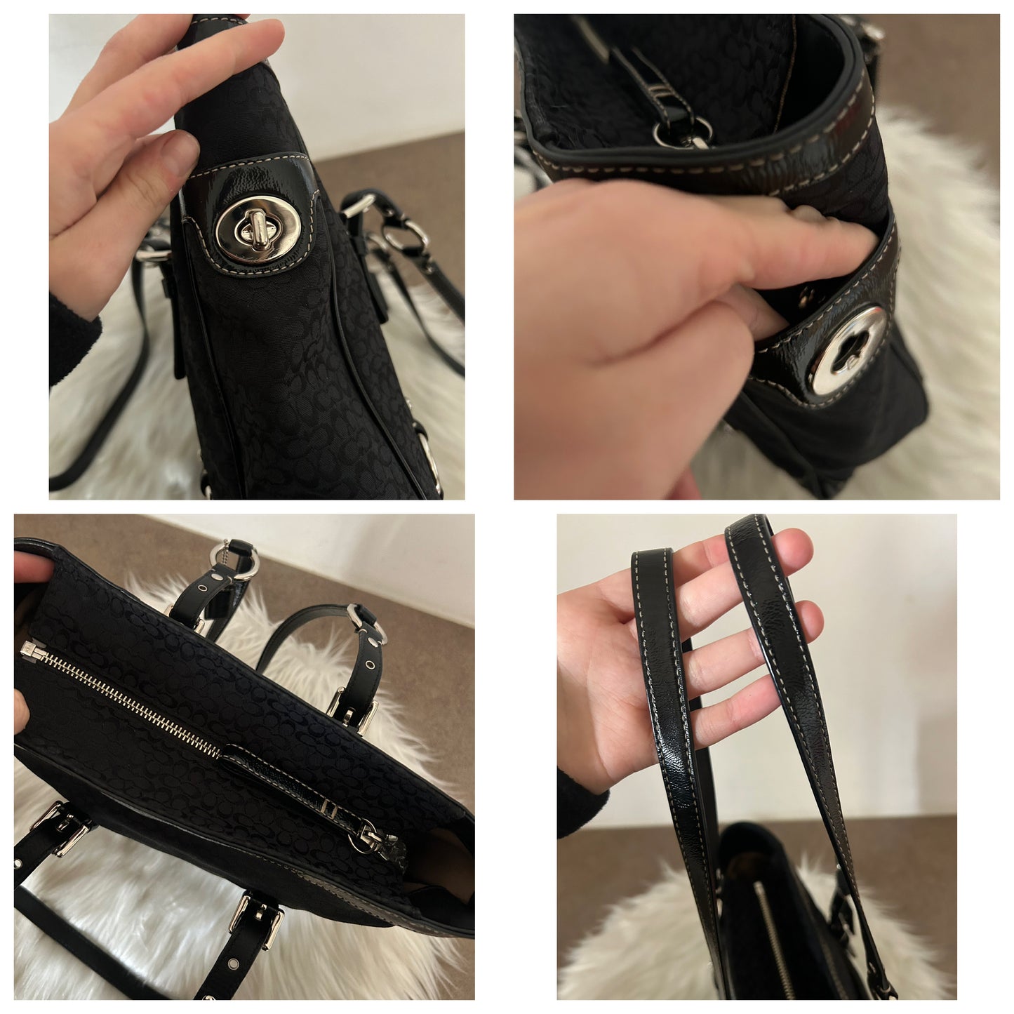 Coach tote bag in monogram