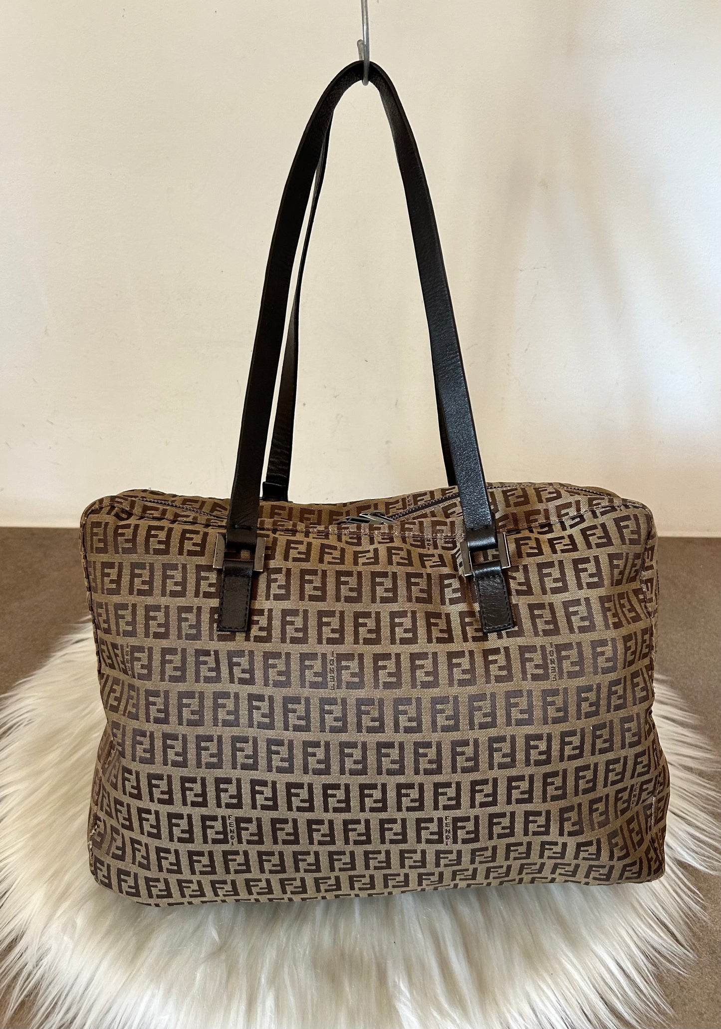 Fendi tote monogram zucchino