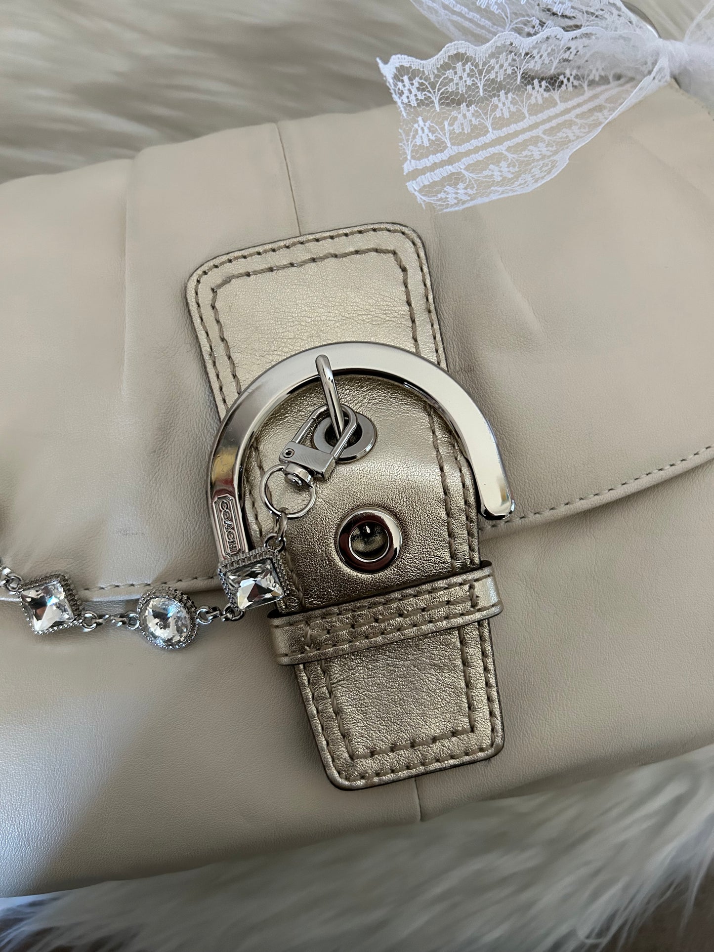 Coach Signature Sufflette in pelle