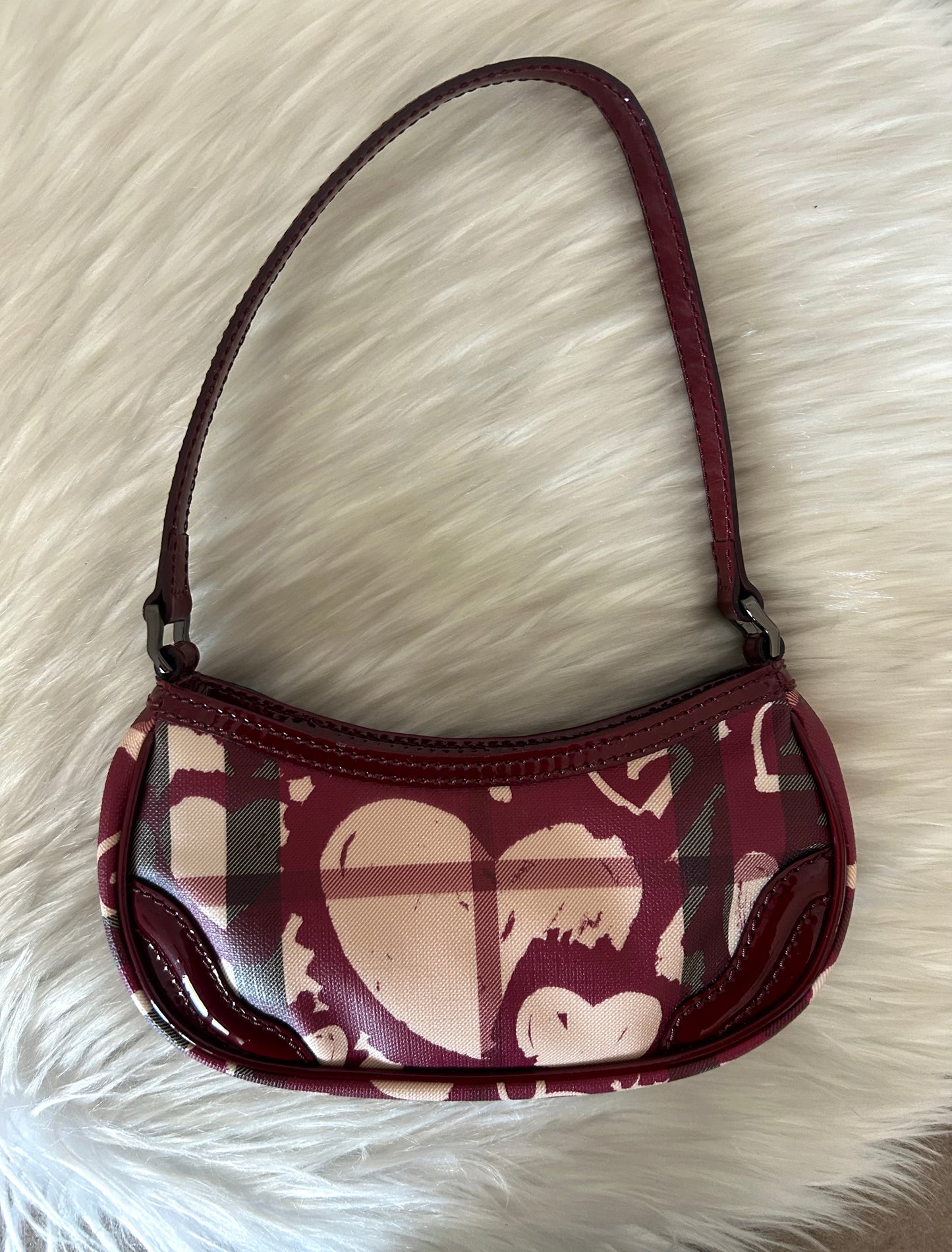 Burberry baguette Heart Burgundy