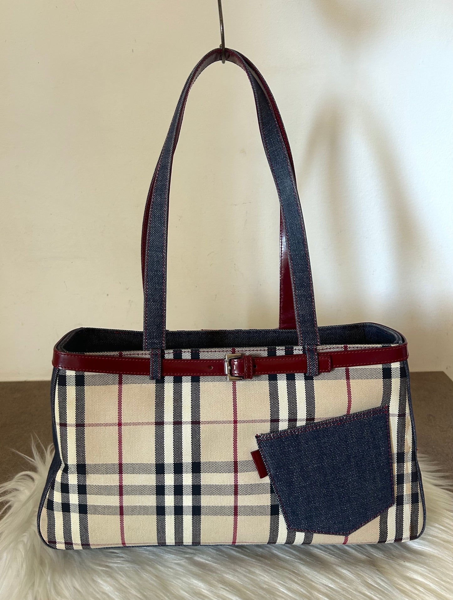Burberry tote in denim - edizione limitata