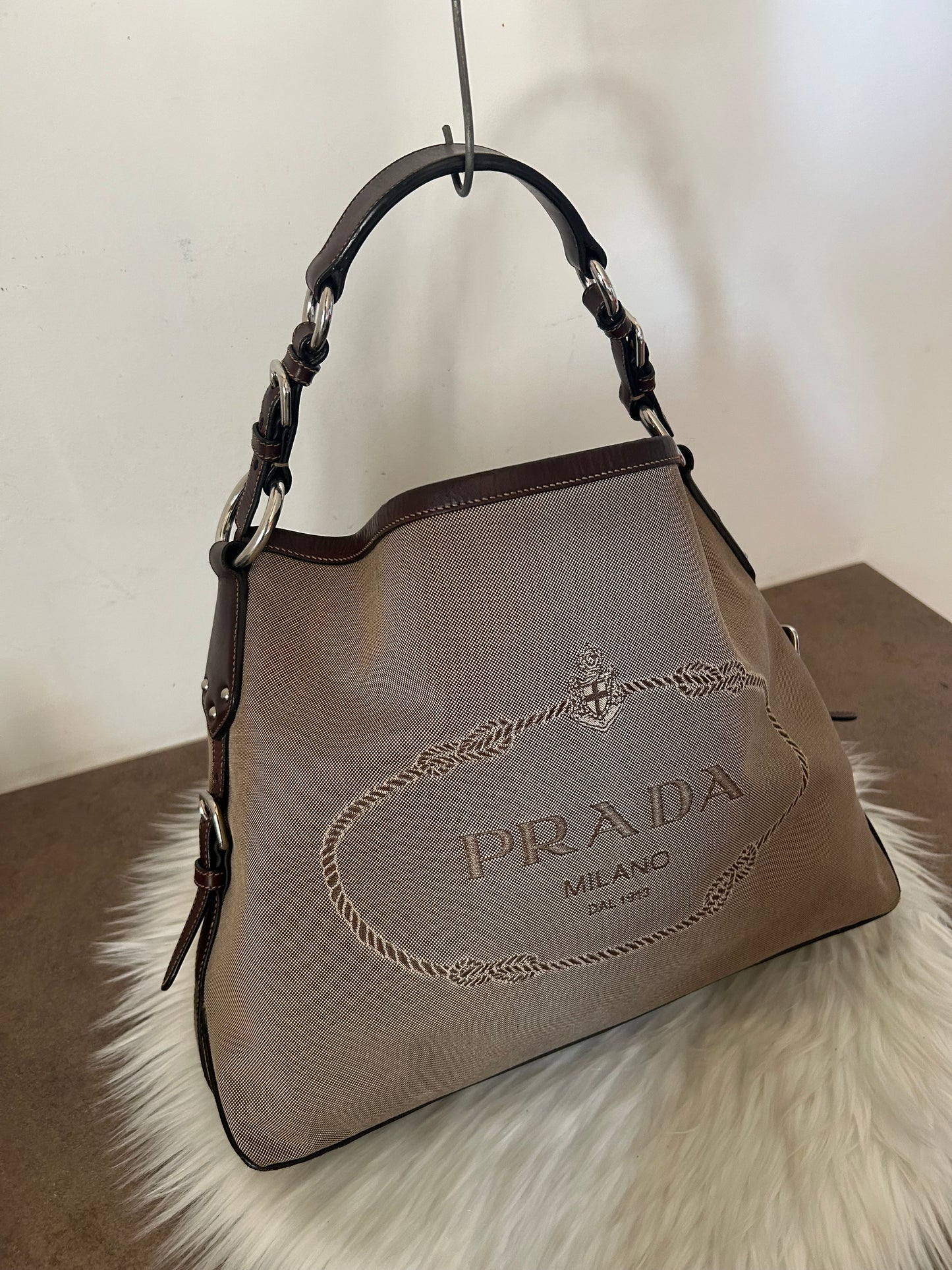 Prada tote bag corda