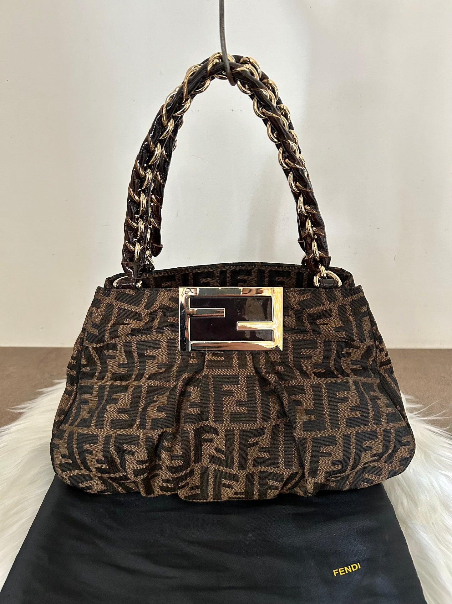 Fendi Mia bag in monogram zucca vintage