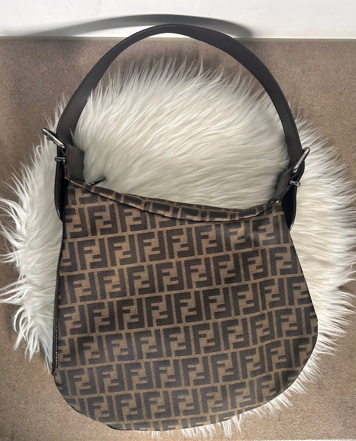 Fendi Oyster in monogram zucca vintage