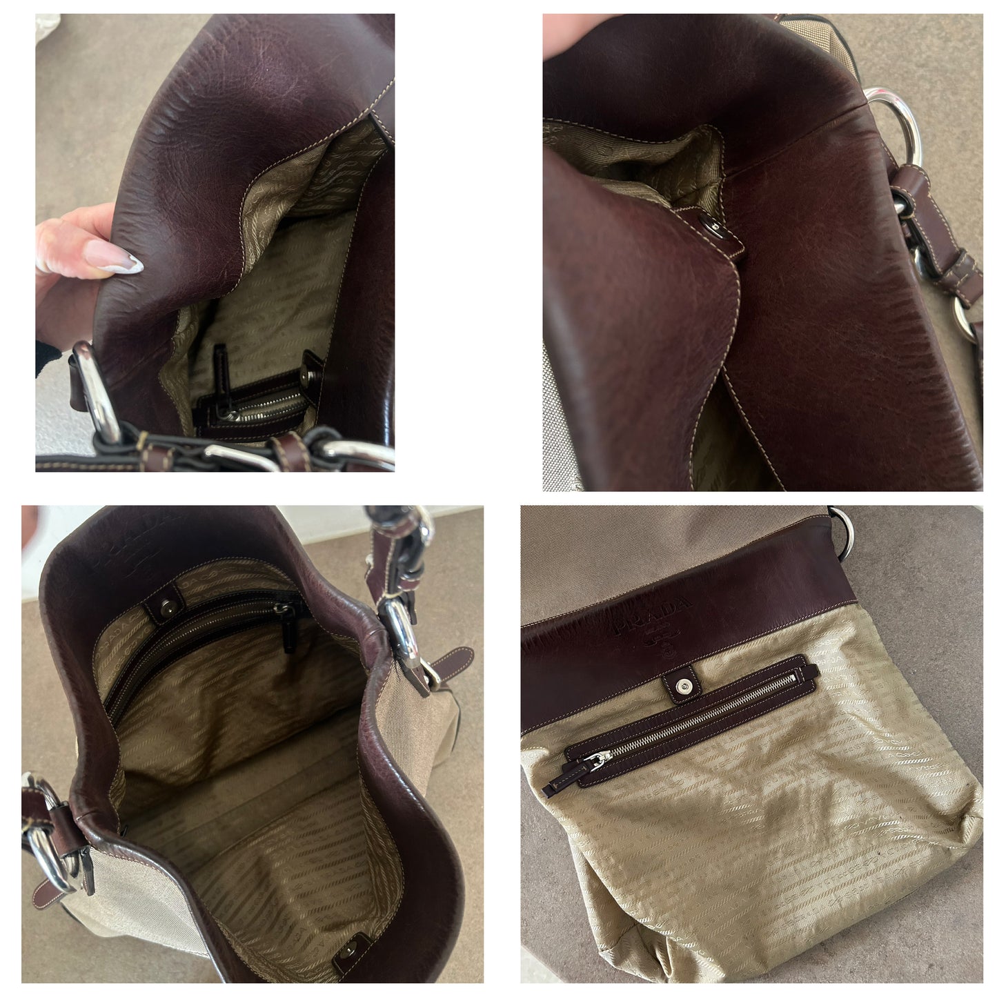 Prada tote bag corda