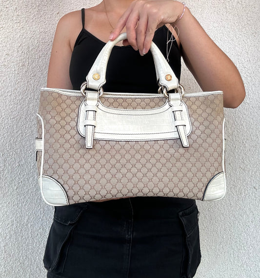 Bauletto Céline Boogie in monogram vintage con dust bag
