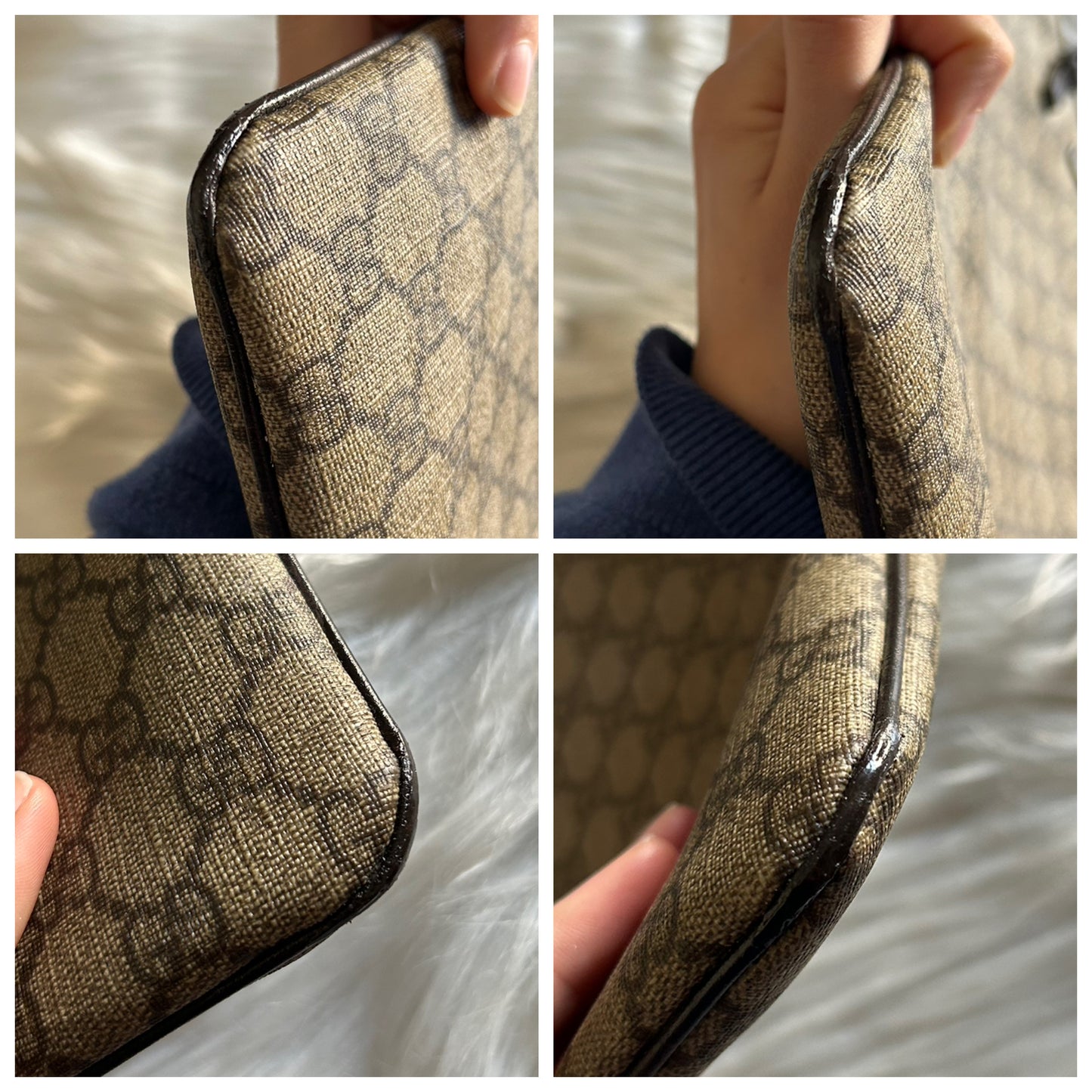 Gucci mini tote in monogram a bustina vintage