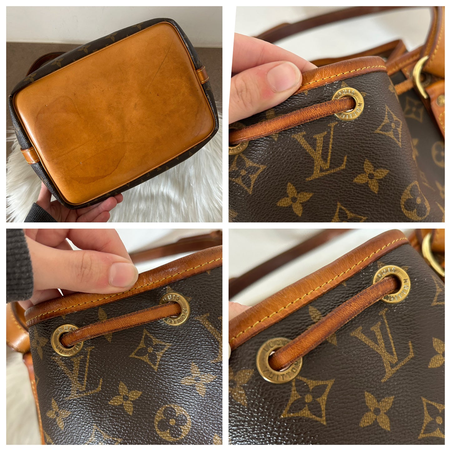 Secchiello Noé Louis Vuitton in monogram vintage