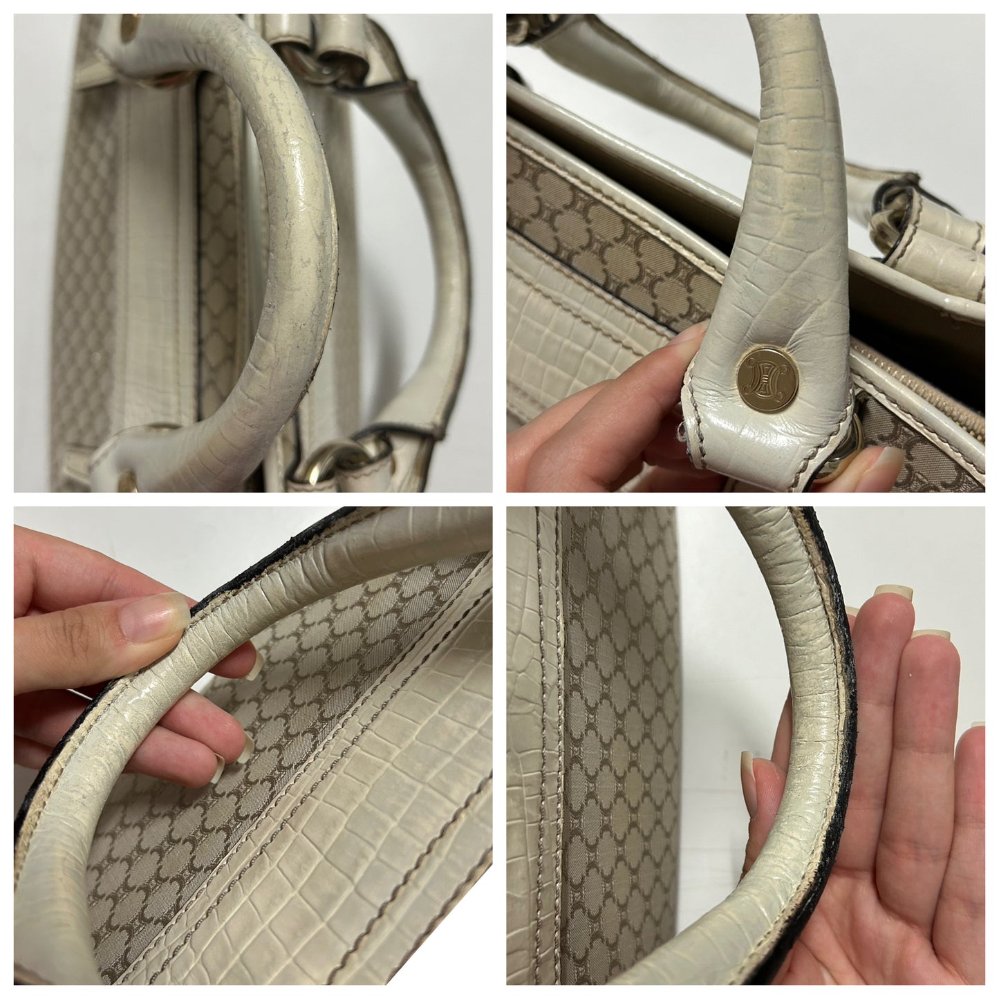 Bauletto Céline Boogie in monogram vintage con dust bag