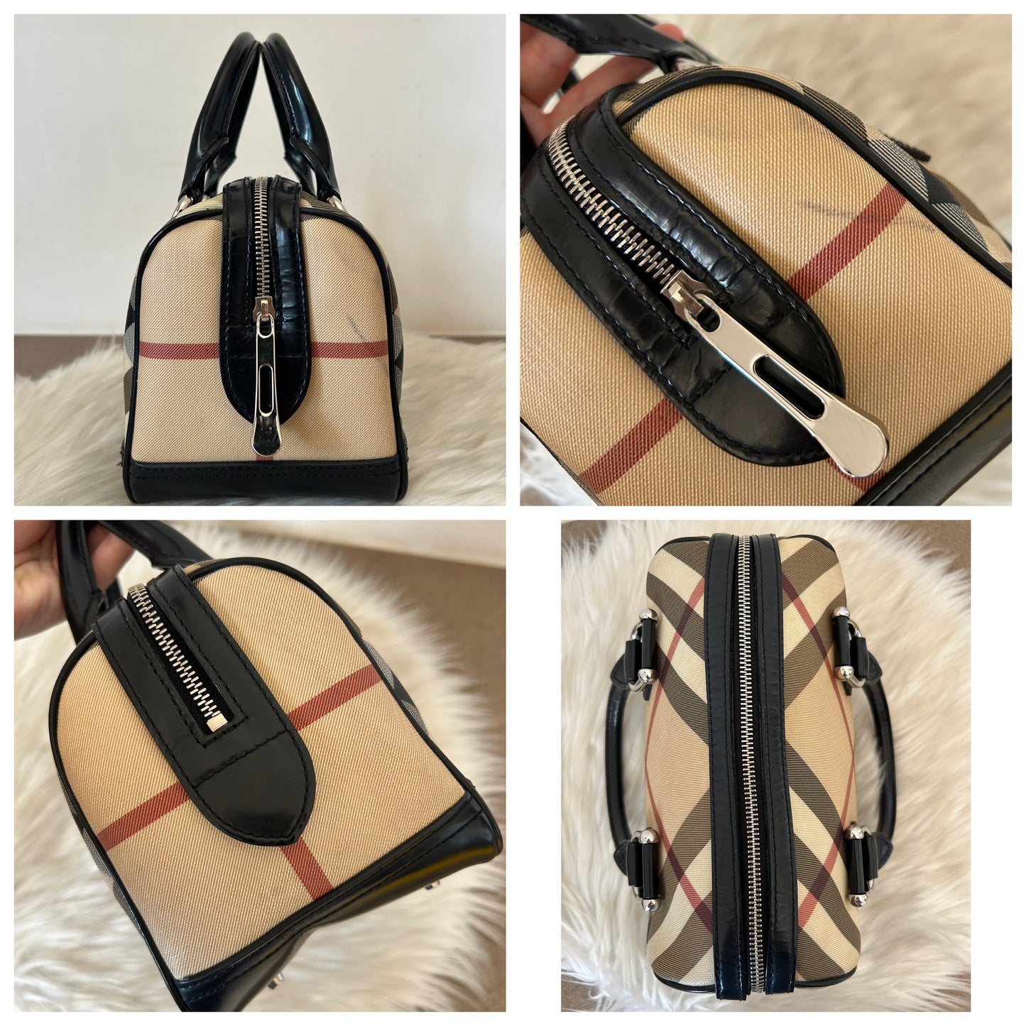 Burberry bauletto in check