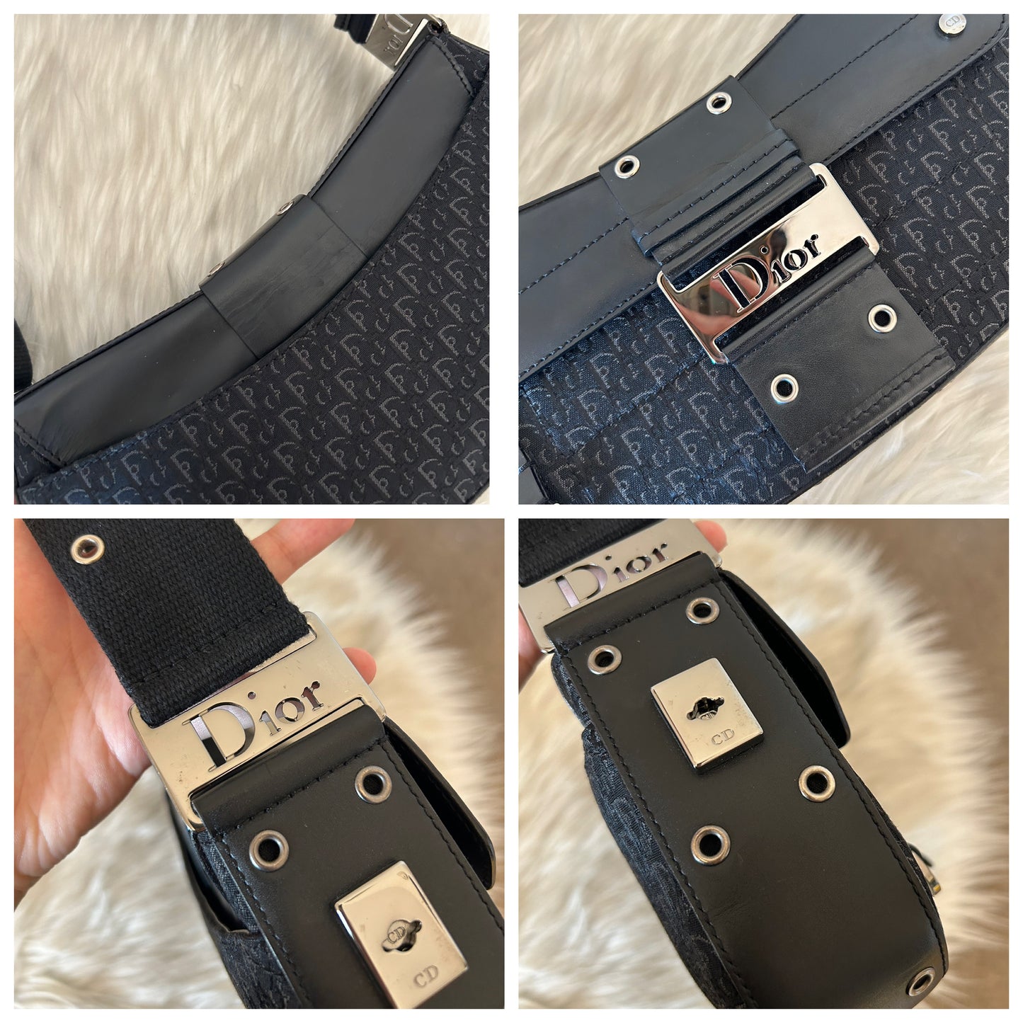 Dior Columbus nera in monogram