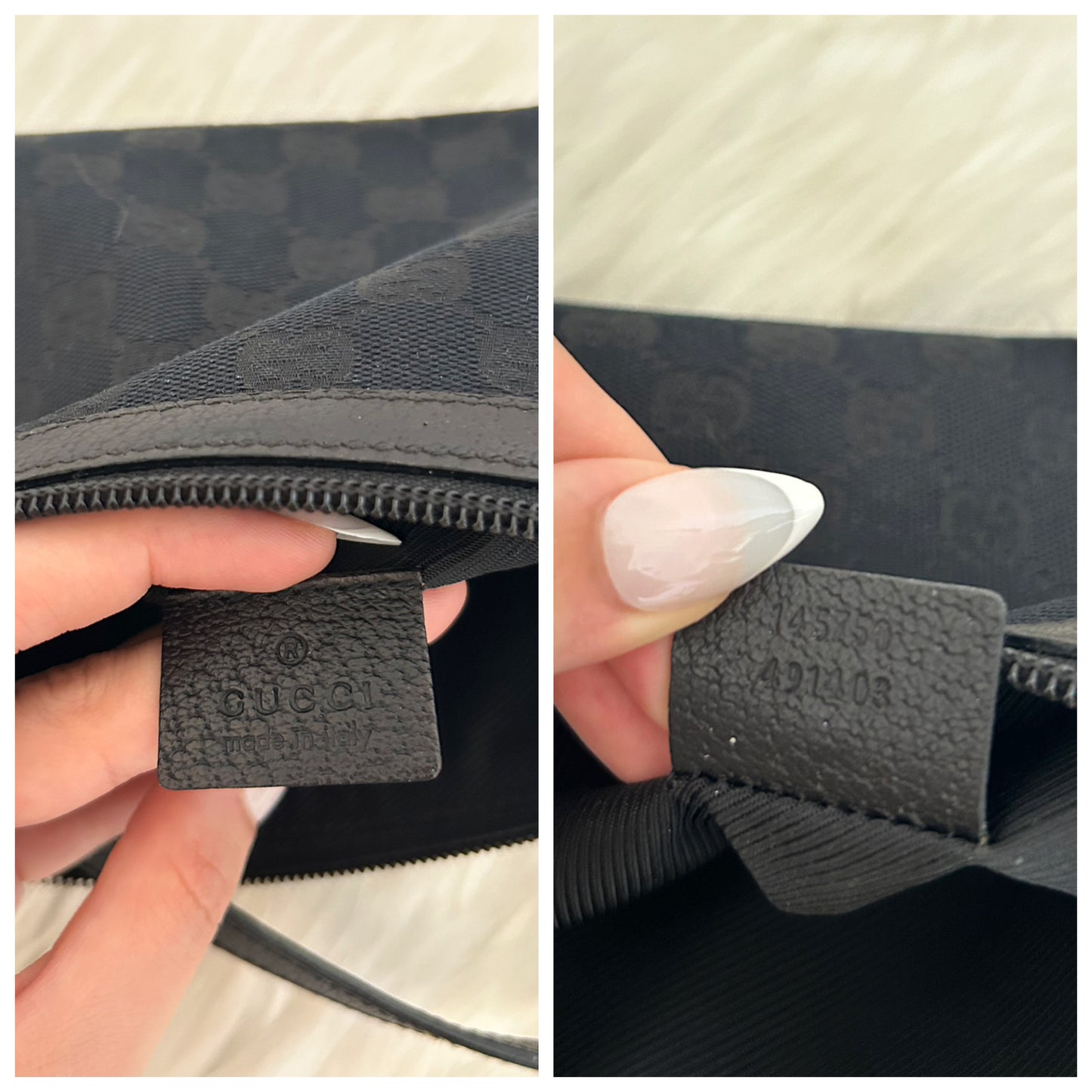 Gucci Abbey pochette in monogram