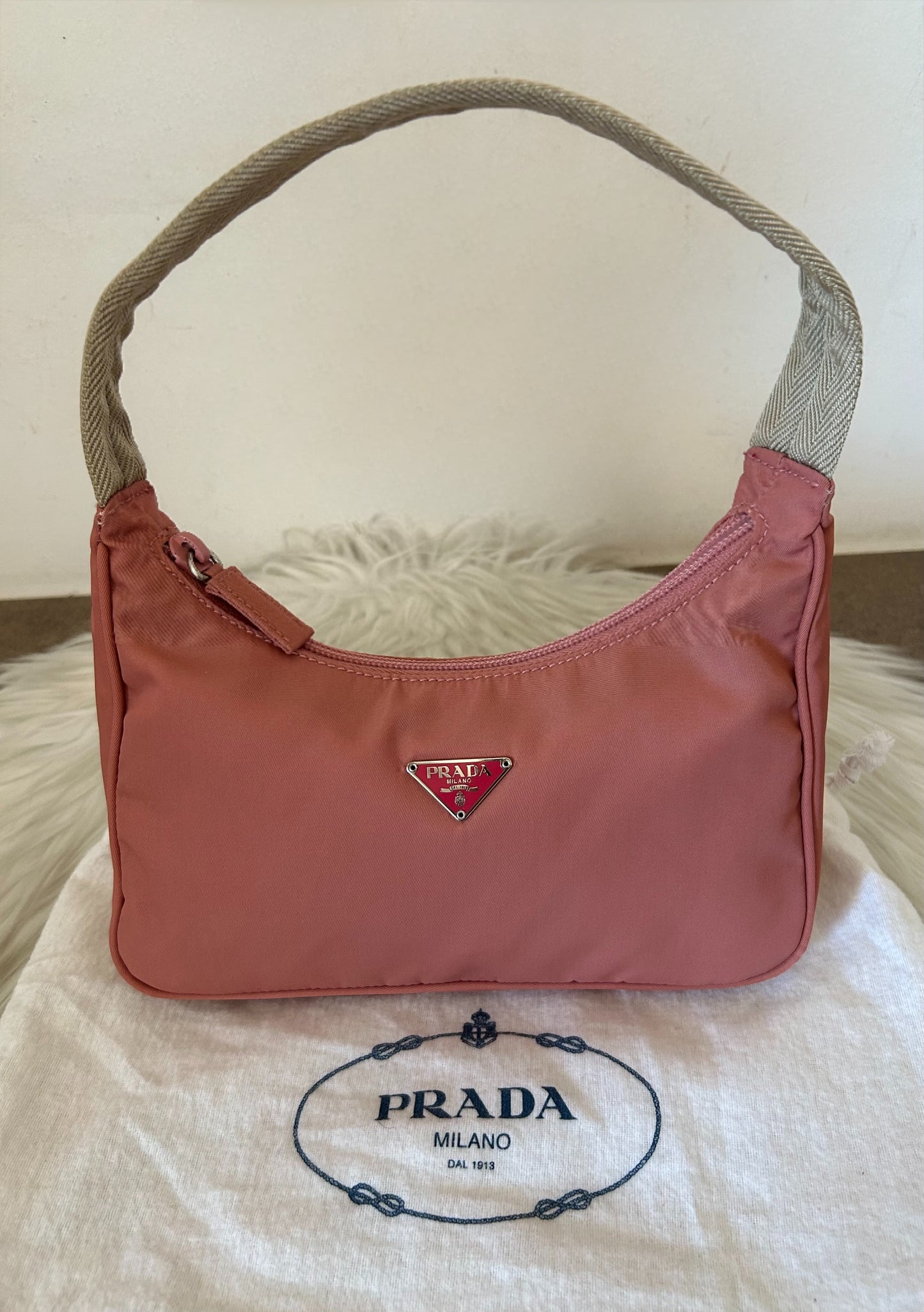 Prada 2000 in nylon rosa