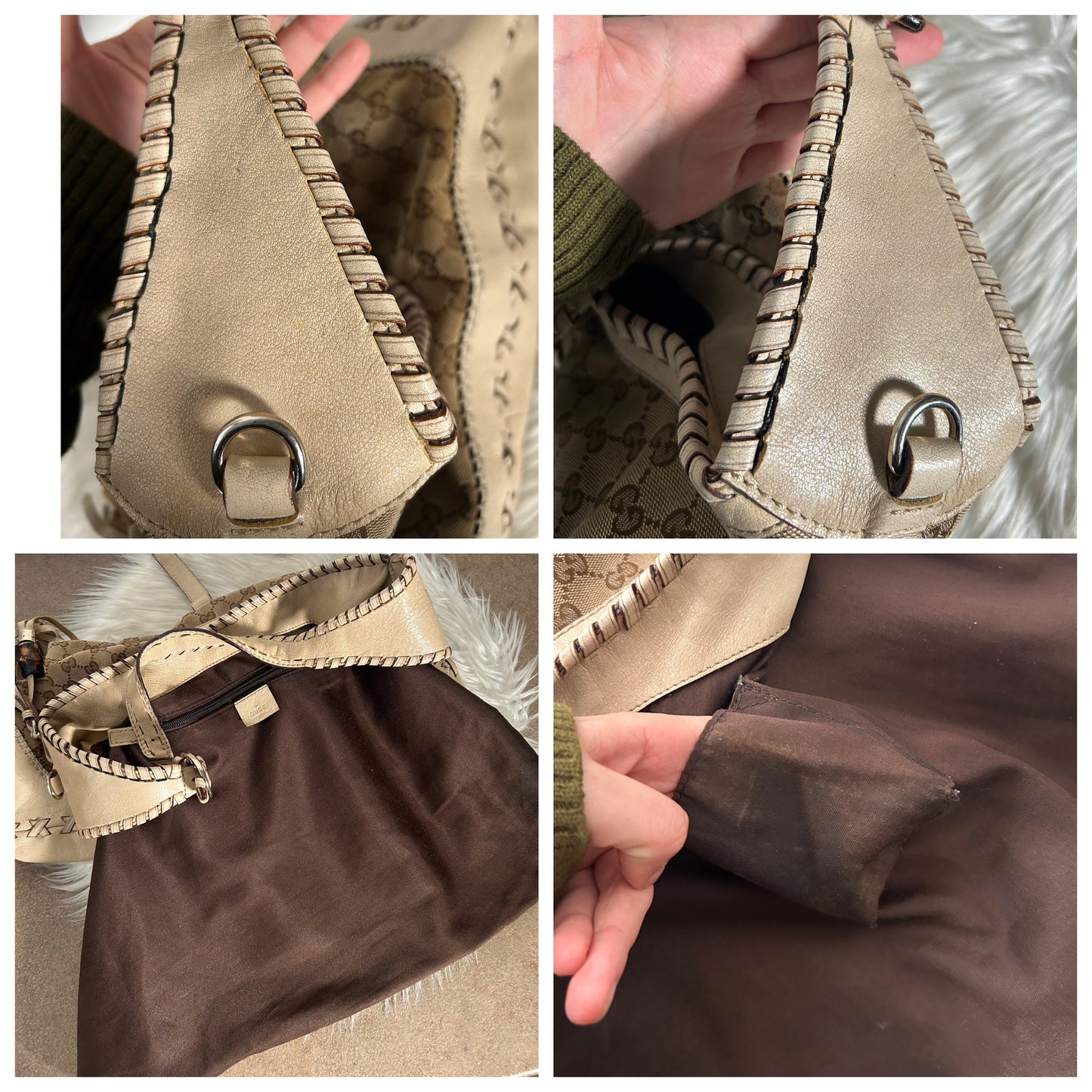 Gucci Jackie tote in monogram