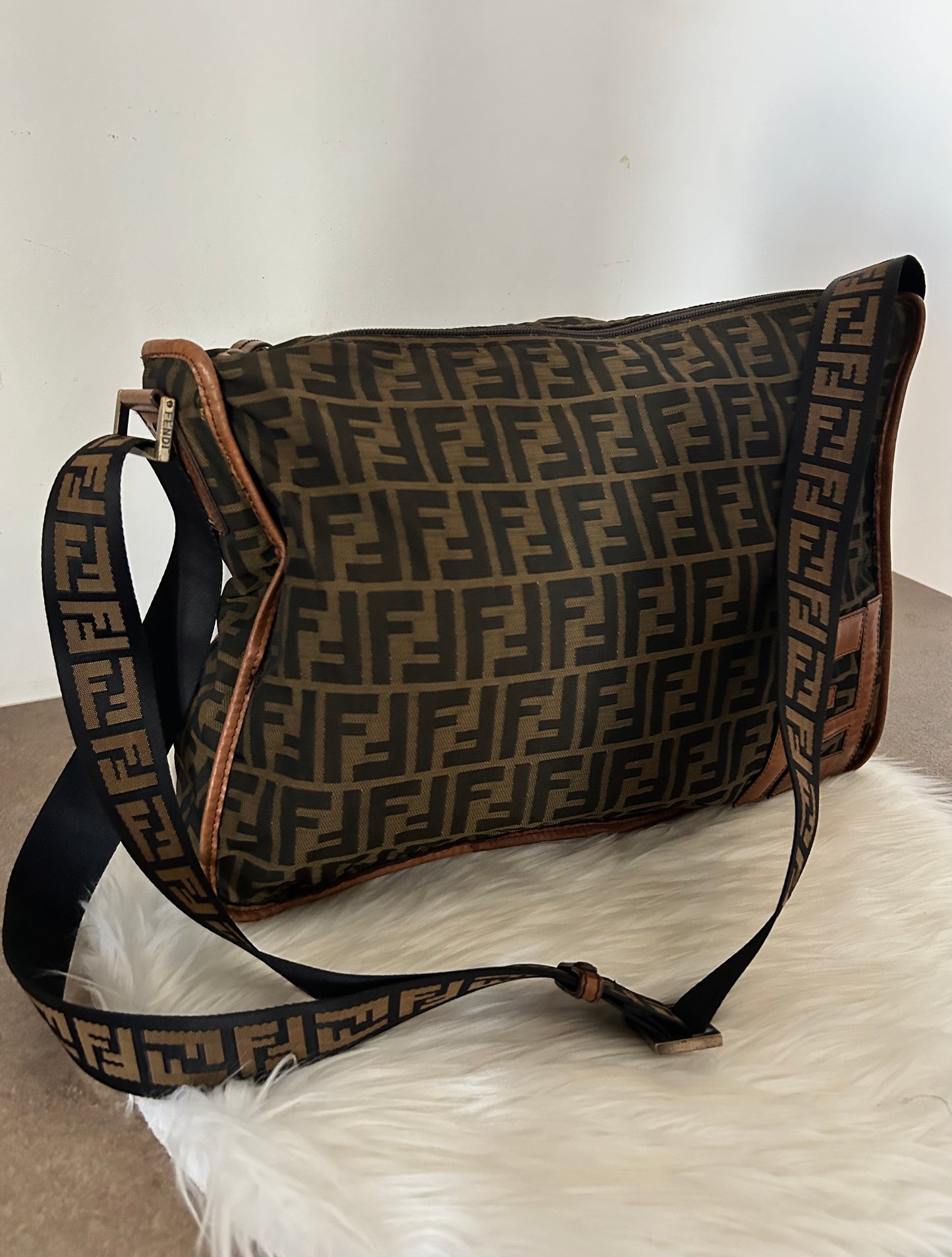 Fendi zucca a tracolla