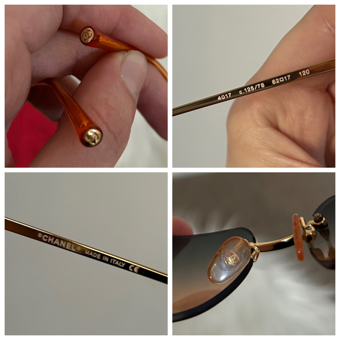 Occhiali da sole Chanel vintage