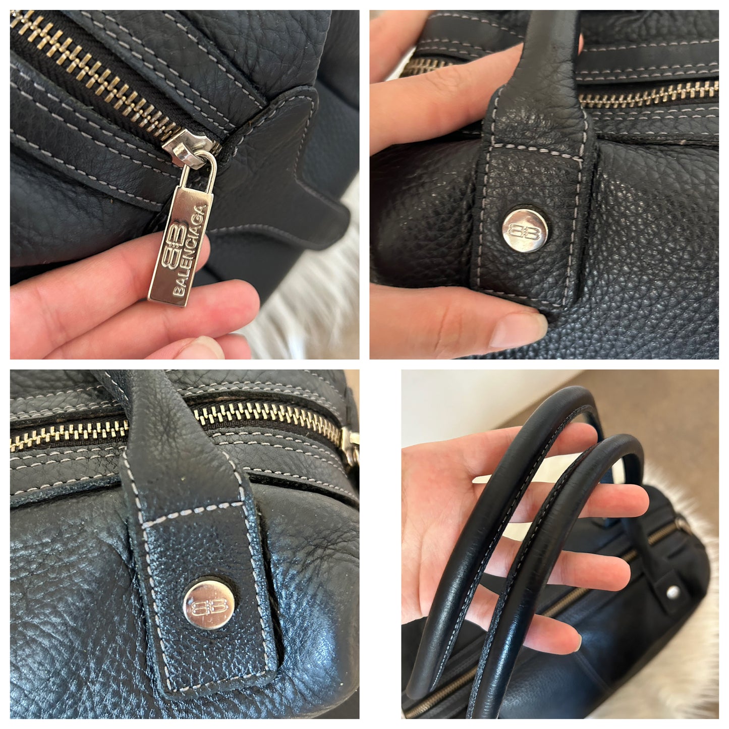 Tote bag Balenciaga in pelle