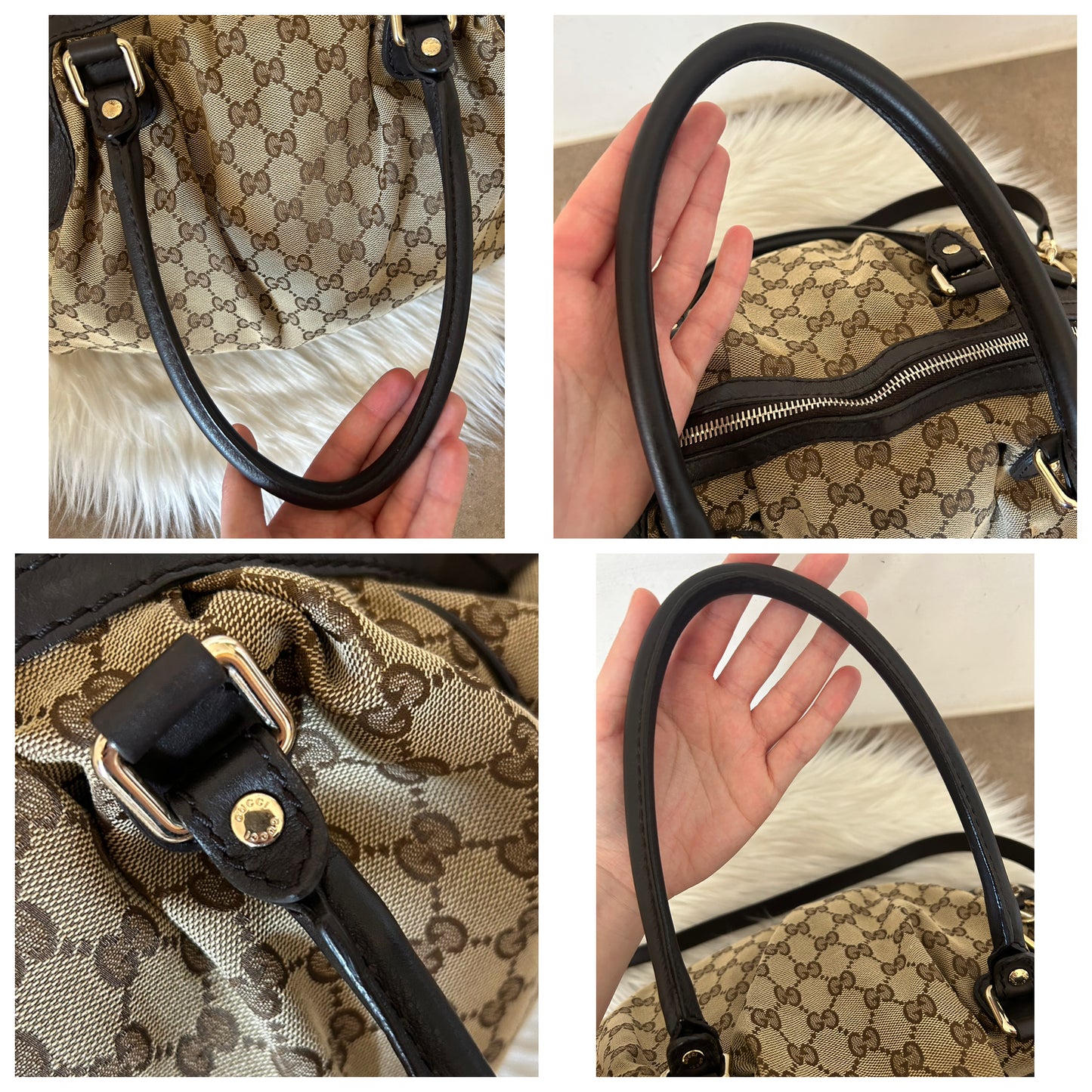 Gucci Sukey tote bag in monogram con tracolla