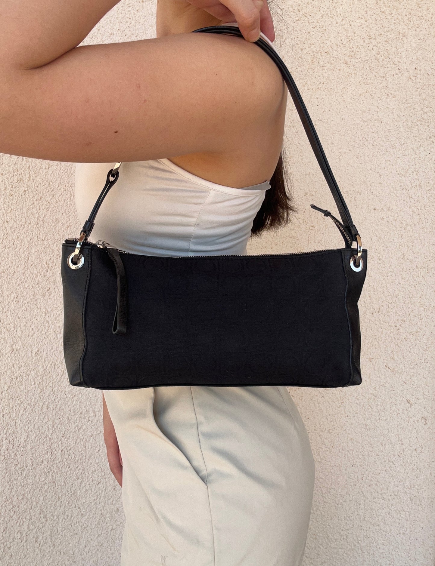 Baguette Salvatore Ferragamo in monogram