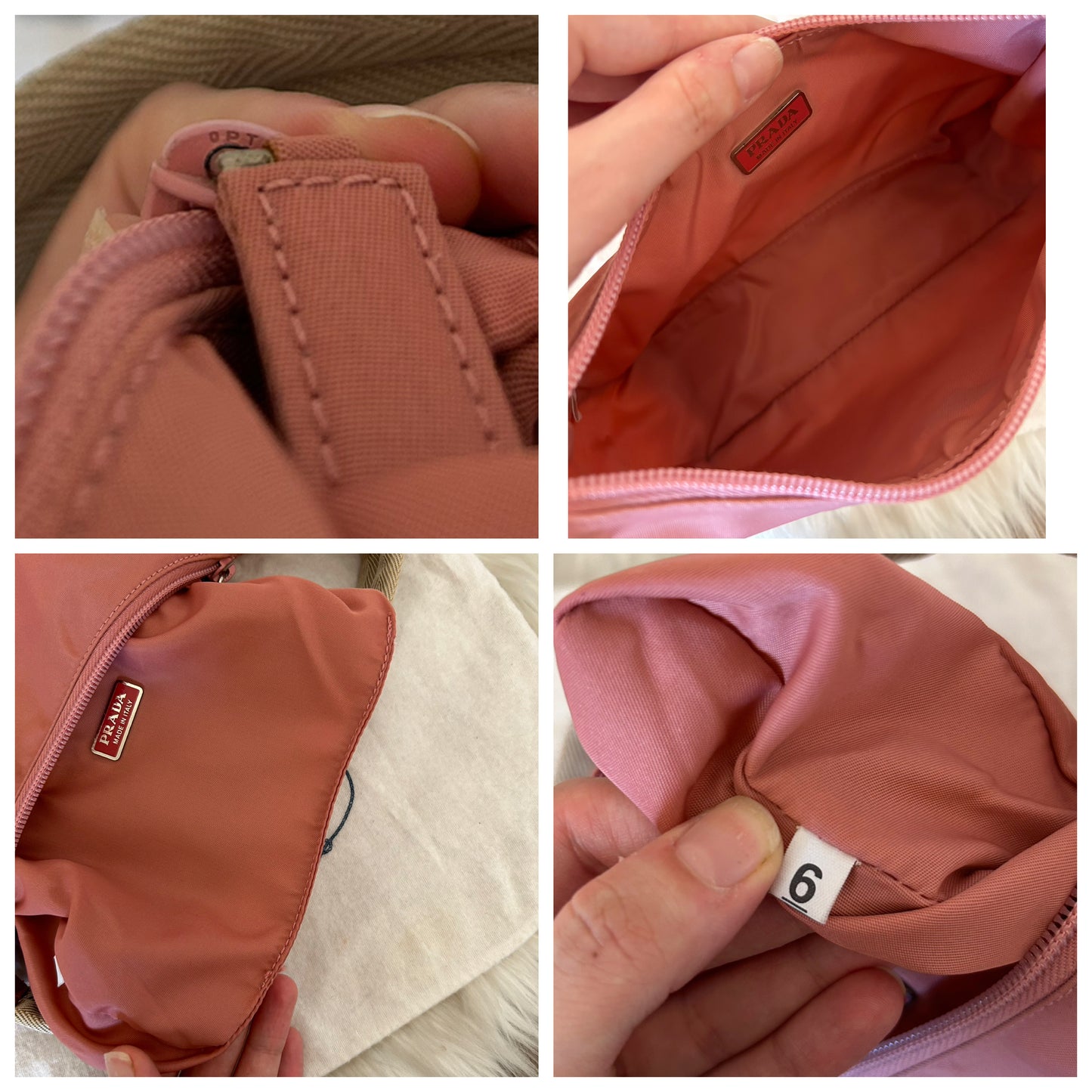 Prada 2000 in nylon rosa