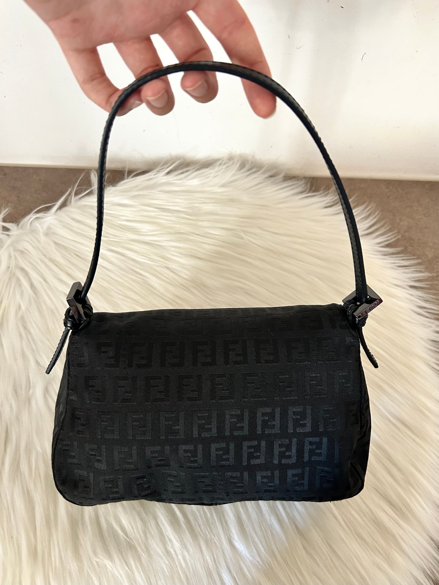 Fendi Baguette mini zucchino vintage