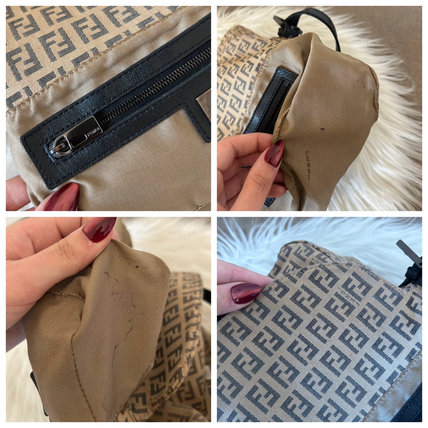 Fendi Baguette monogram zucchino