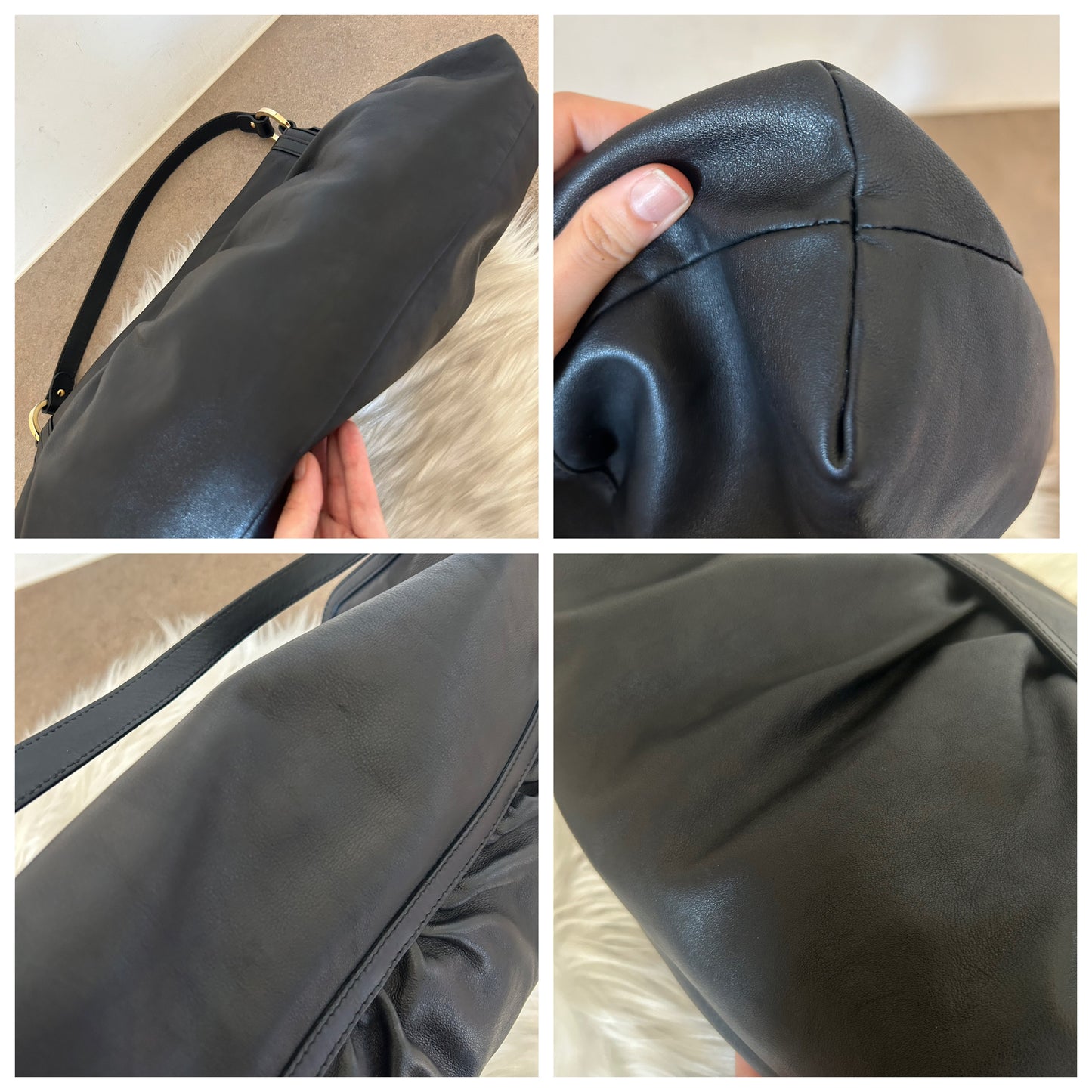 Fendi Chef tote in pelle nera