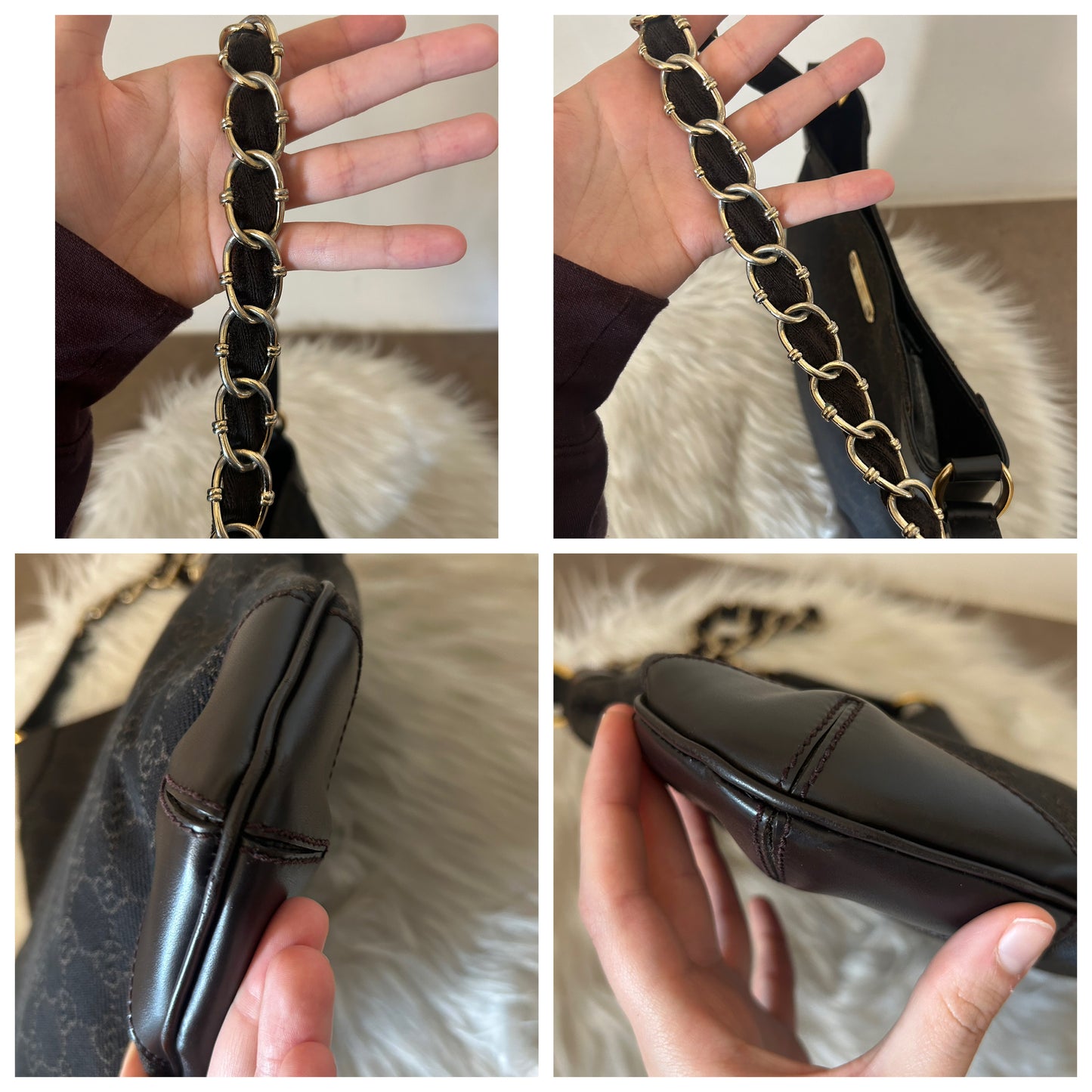 Gucci tote monogram in denim