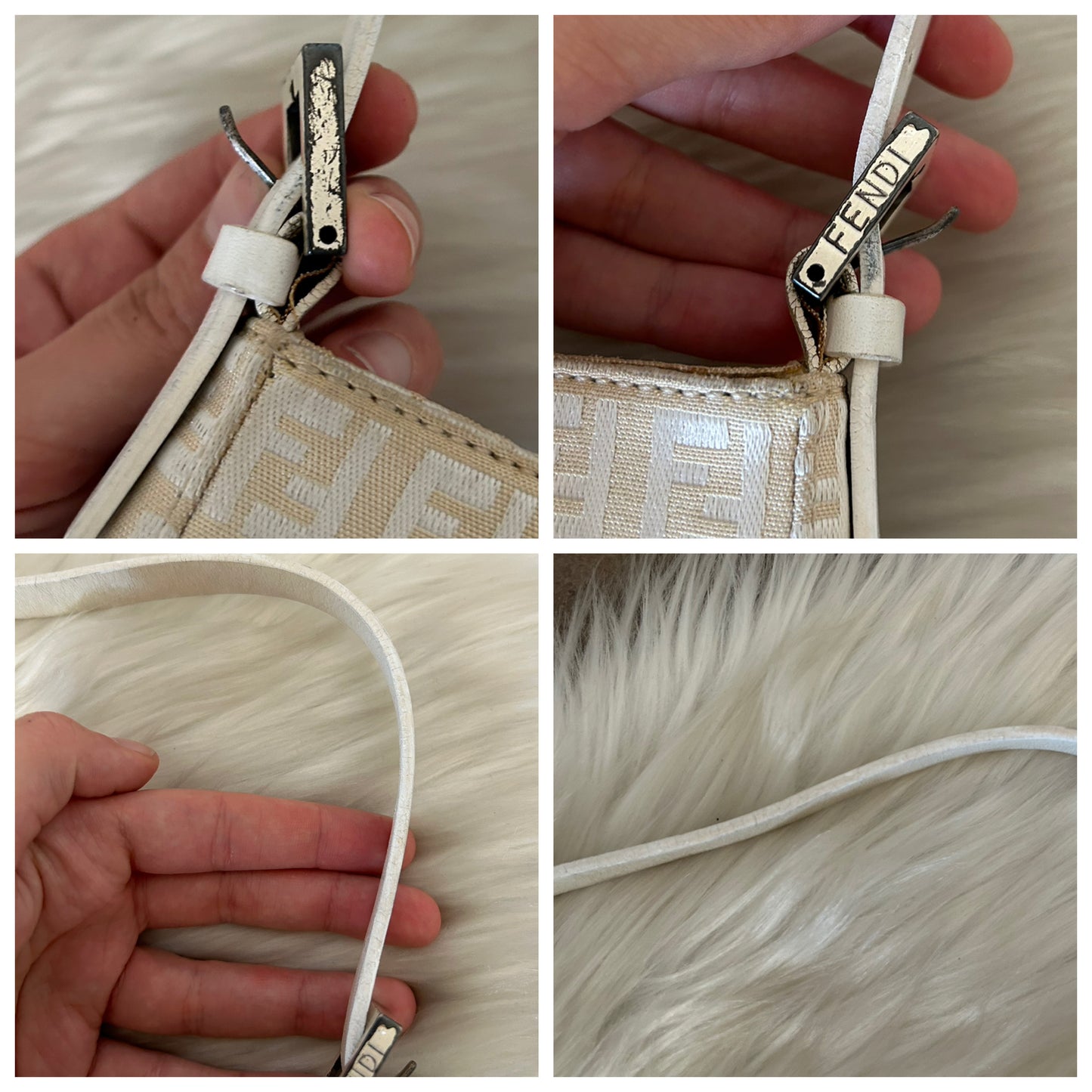 Fendi Baguette zucchino panna