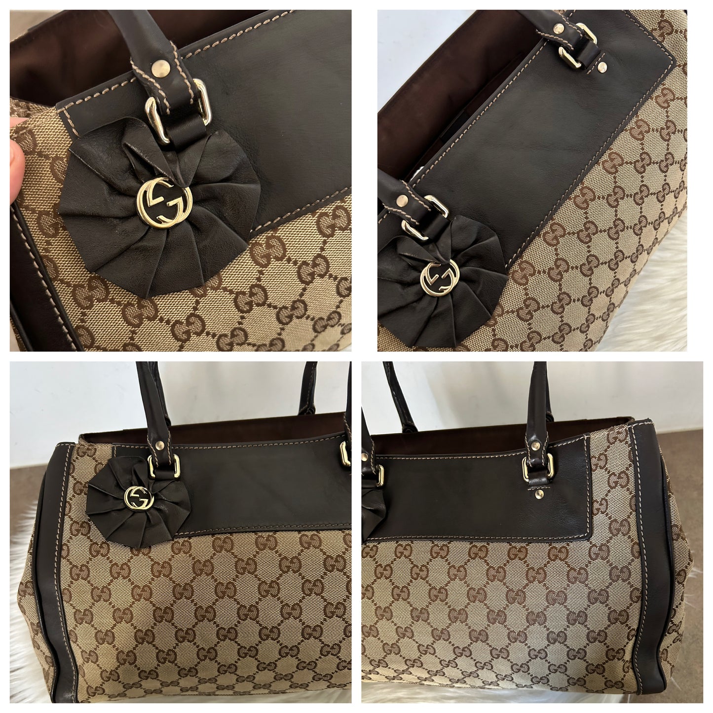Gucci tote in monogram