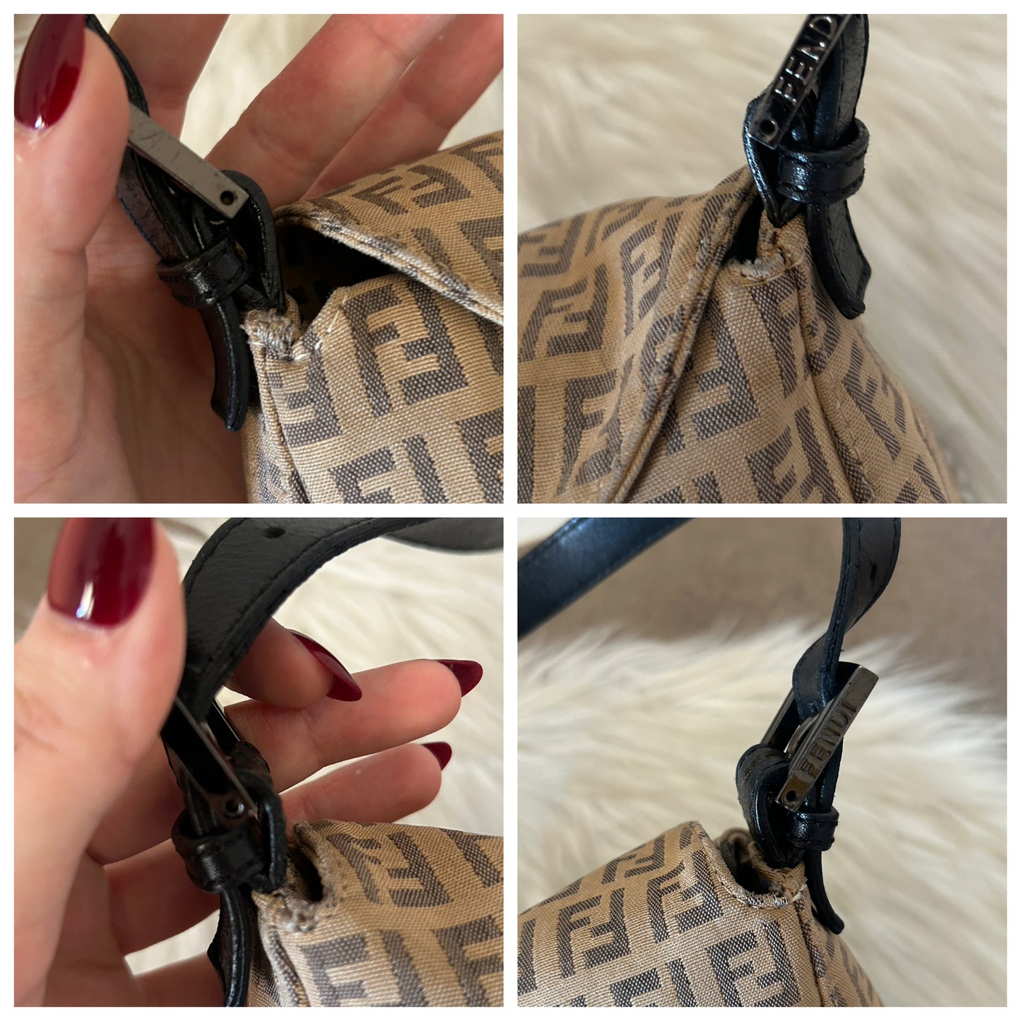 Fendi Baguette monogram zucchino