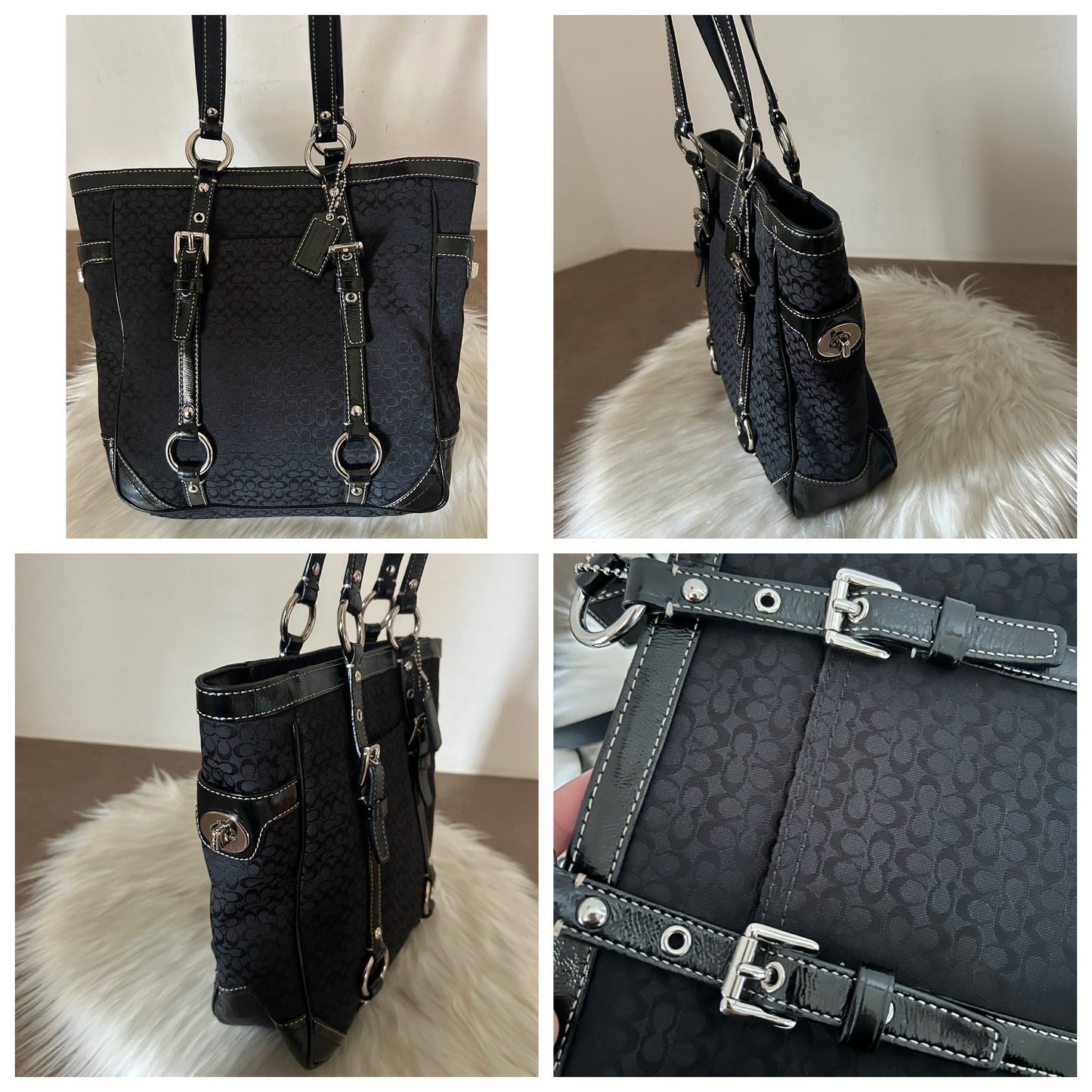 Coach tote bag in monogram