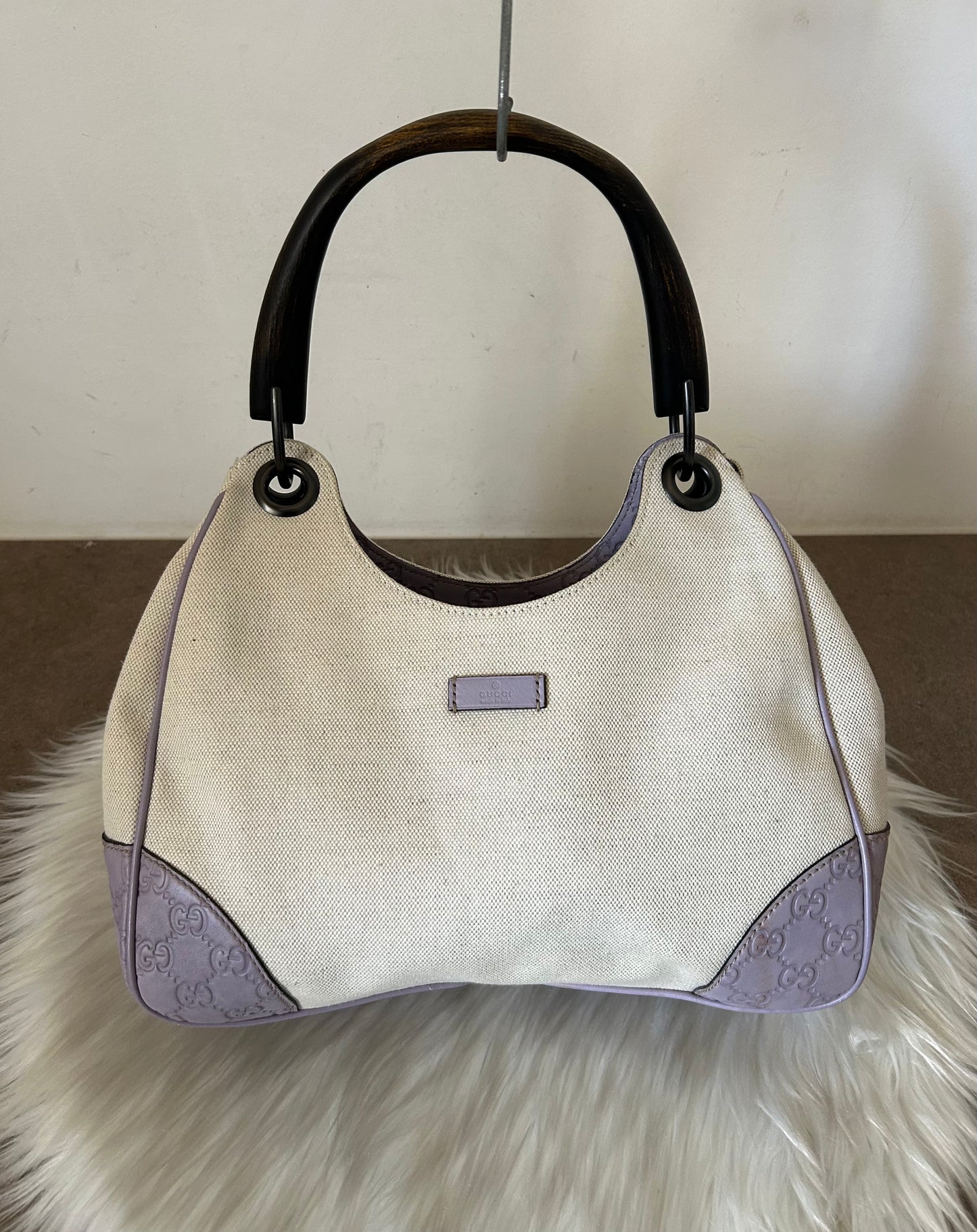 Gucci Colbert beige e lilla